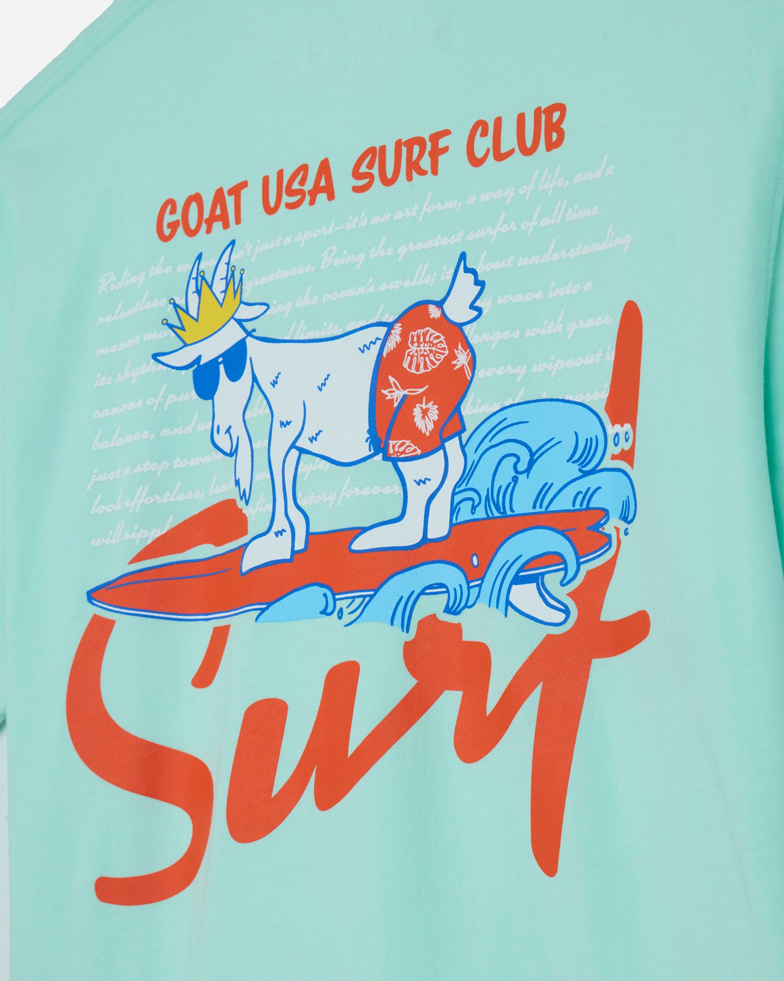 GOAT USA Surf Club T-Shirt - Adult product image