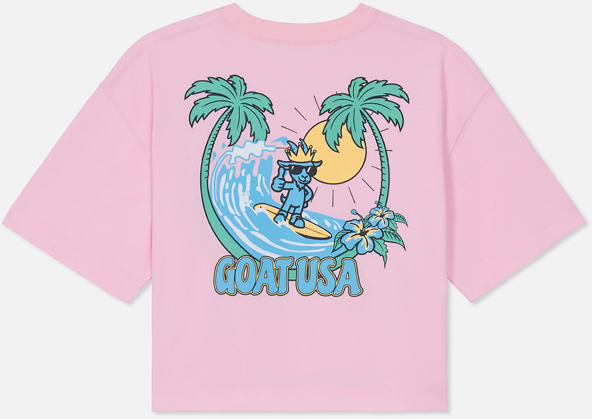 GOAT USA Girls' Surf Crop T-Shirt product image