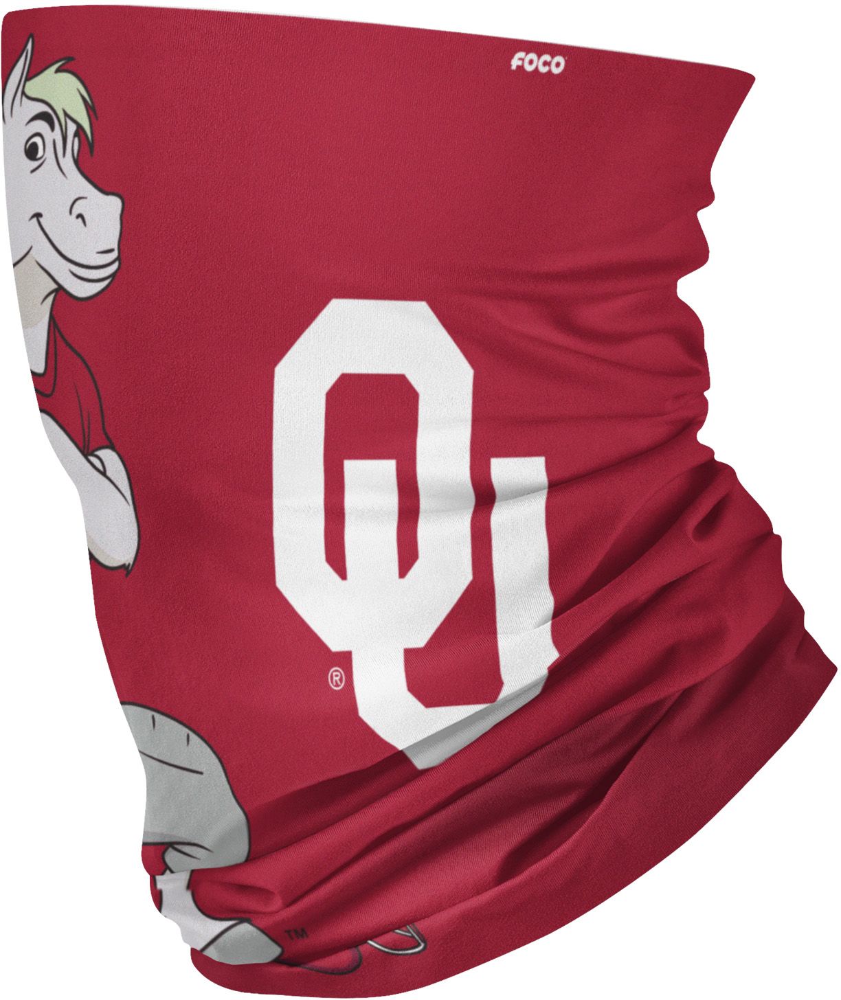 FOCO Youth Oklahoma Sooners Mascot Neck Gaiter product image
