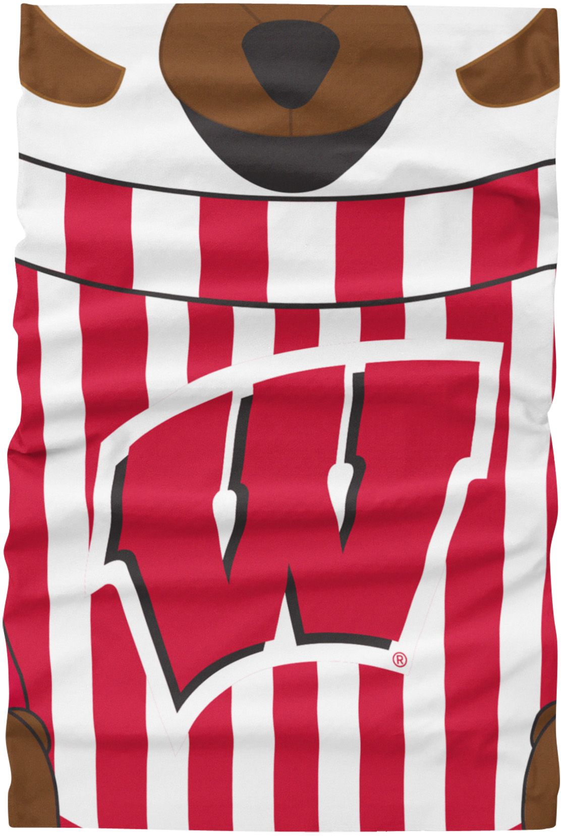 FOCO Youth Wisconsin Badgers Mascot Neck Gaiter product image