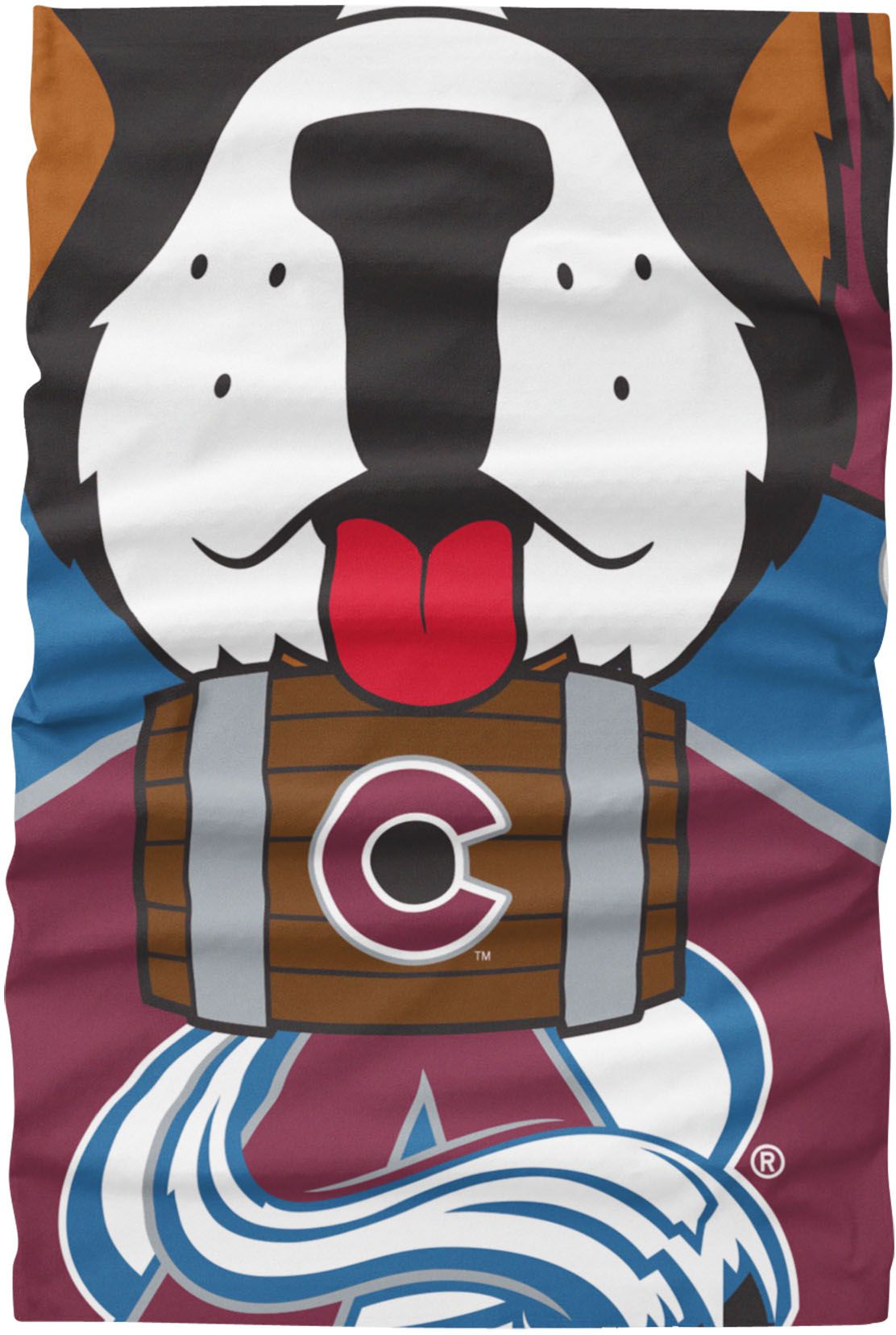 FOCO Youth Colorado Avalanche Mascot Neck Gaiter product image