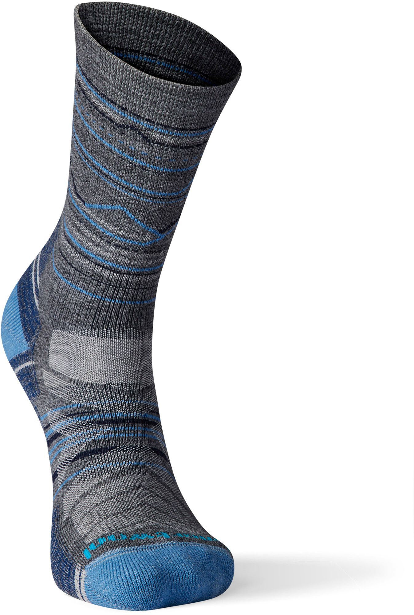 SmartWool Hike Light Cushion Mountain Range Pattern Crew Socks product image