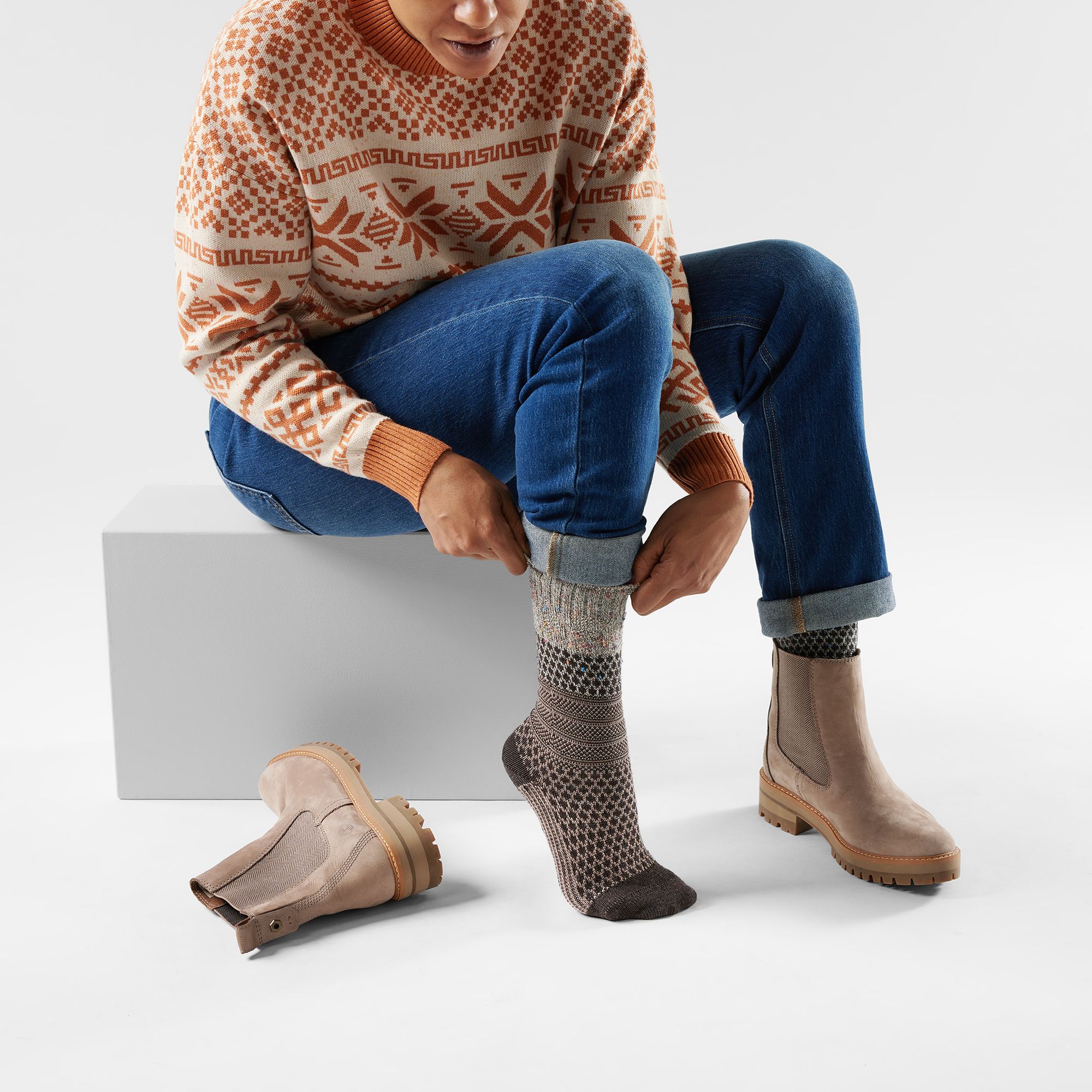 SmartWool Women's Everyday Popcorn Cable Crew Socks product image