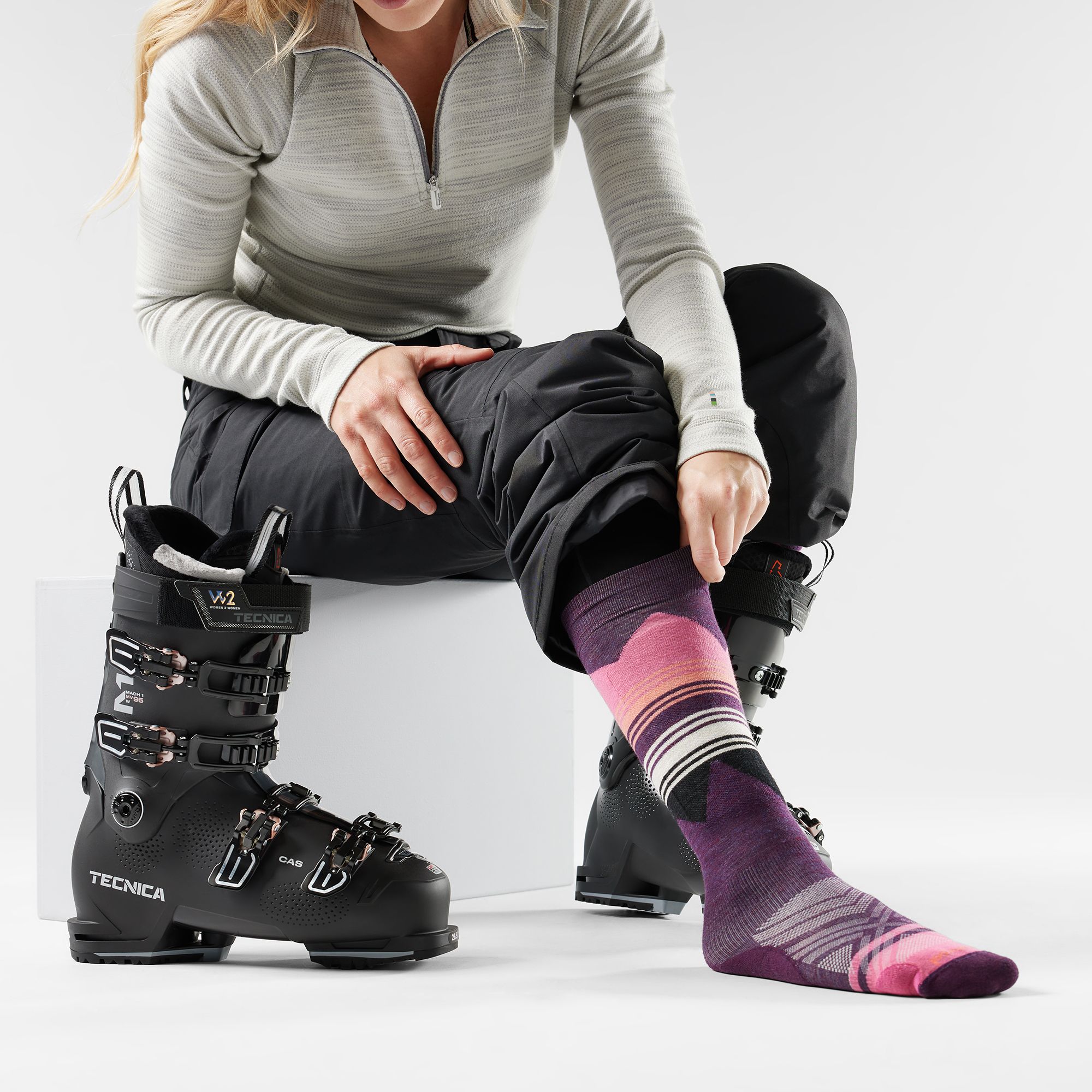 SmartWool Women's Ski Targeted Cushion Pattern Over The Calf Socks product image