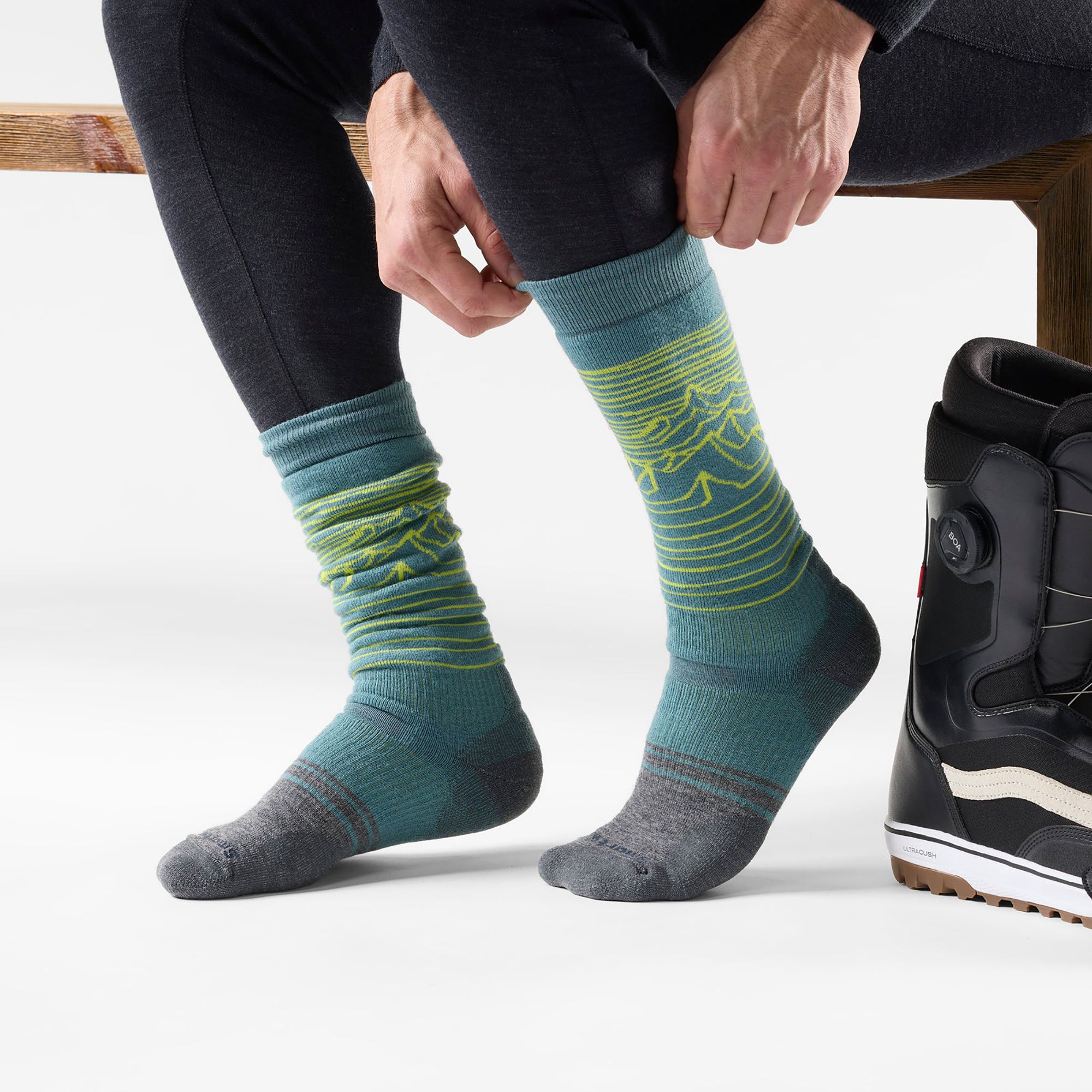 Smartwool Snowboard Full Cushion Iguchi Pattern Over The Calf Socks product image