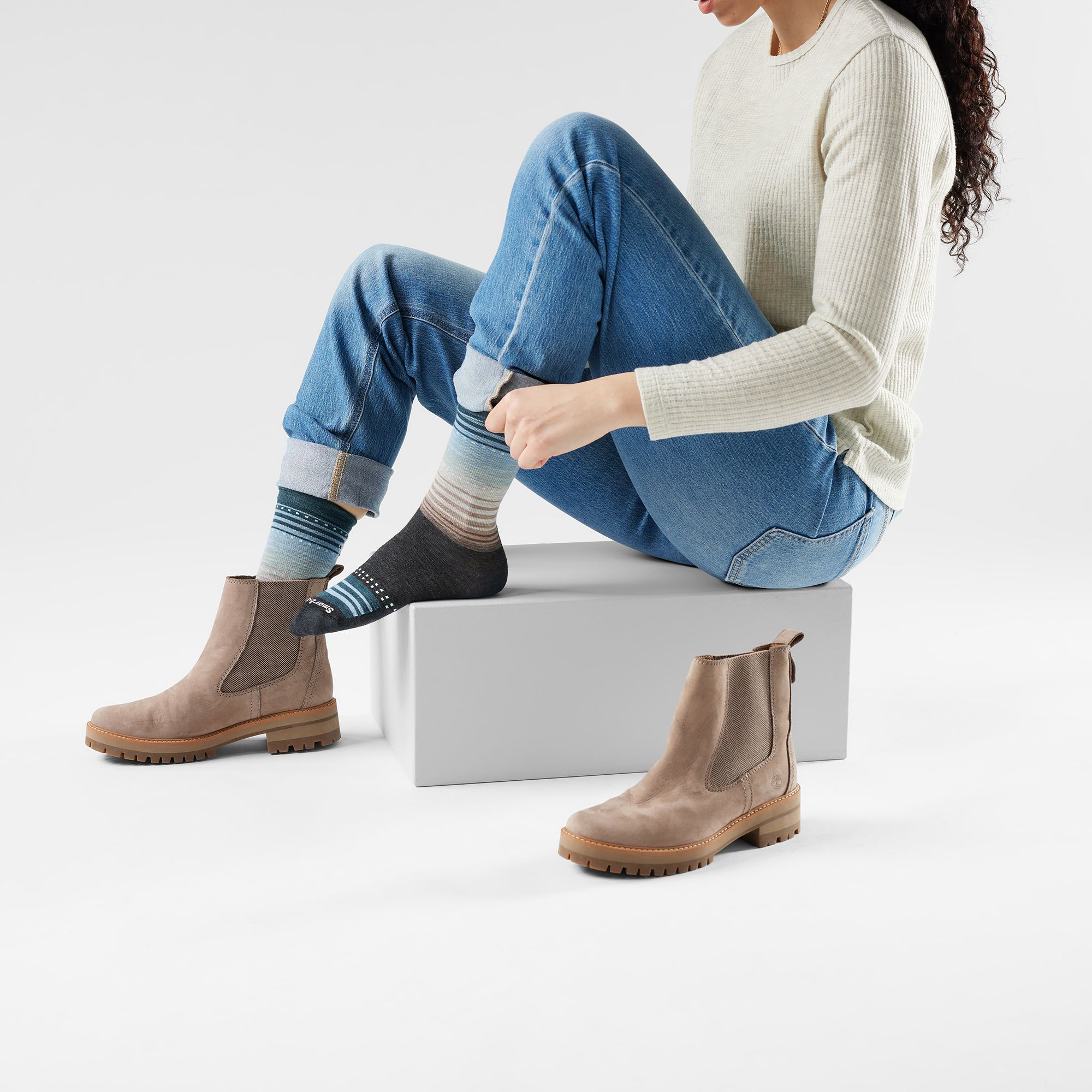 Smartwool Everyday Stitch Stripe Crew Sock product image