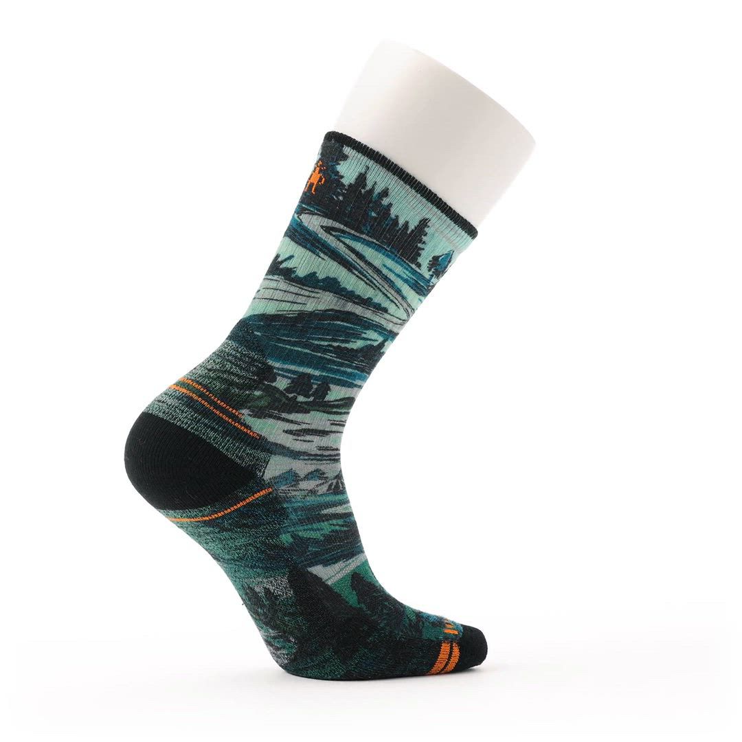 Smartwool Hike Lightweight Cushioned Campground Print Crew Socks product