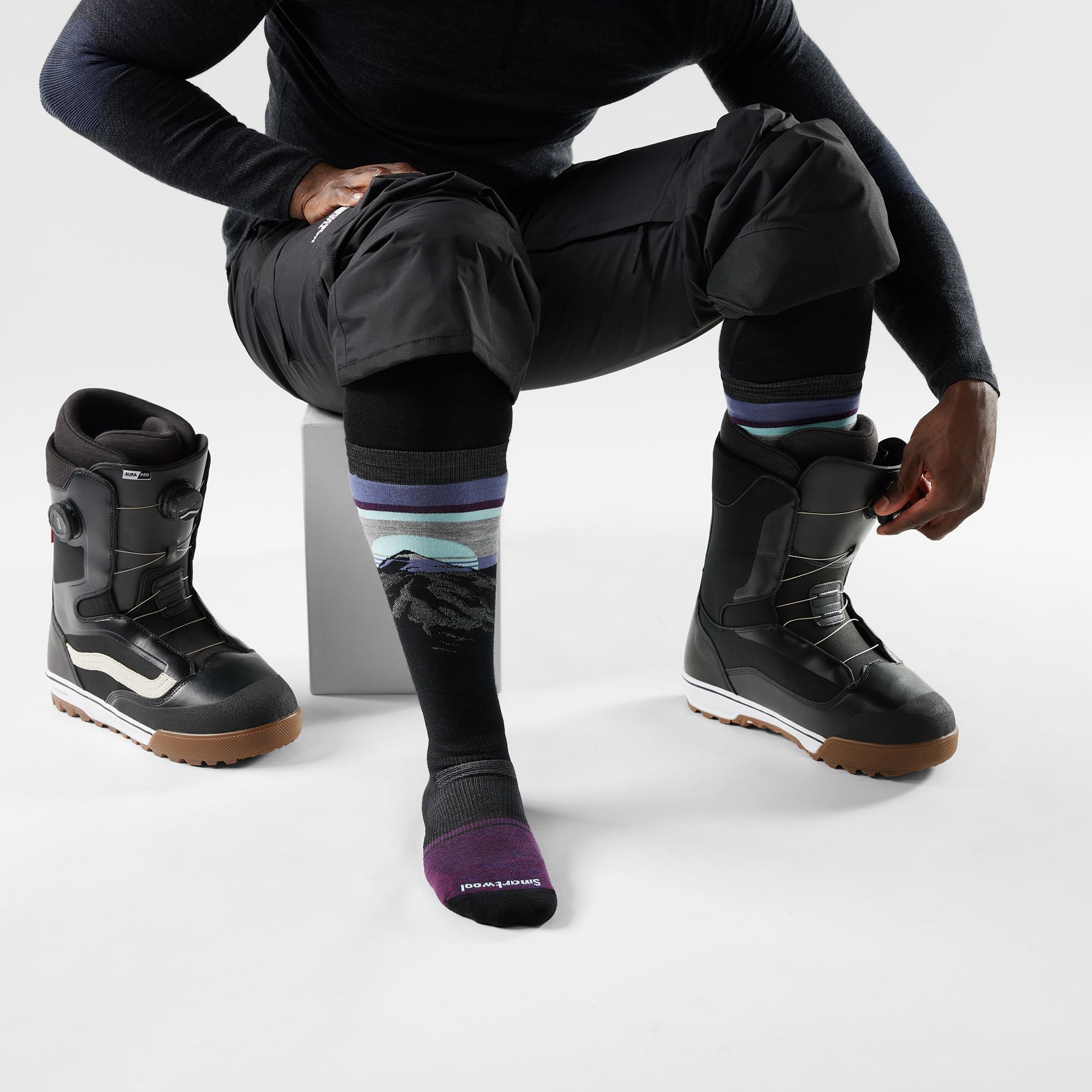Smartwool Snowboard Mountain Sunrise Over The Calf Socks product image