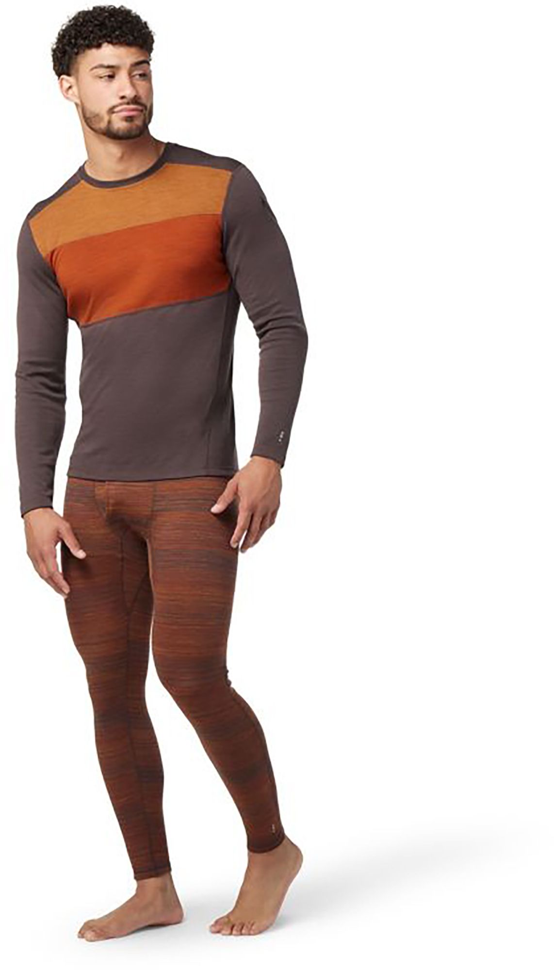 Smartwool Men's Classic Thermal Merino Colorblock Crewneck Baselayer Top product image