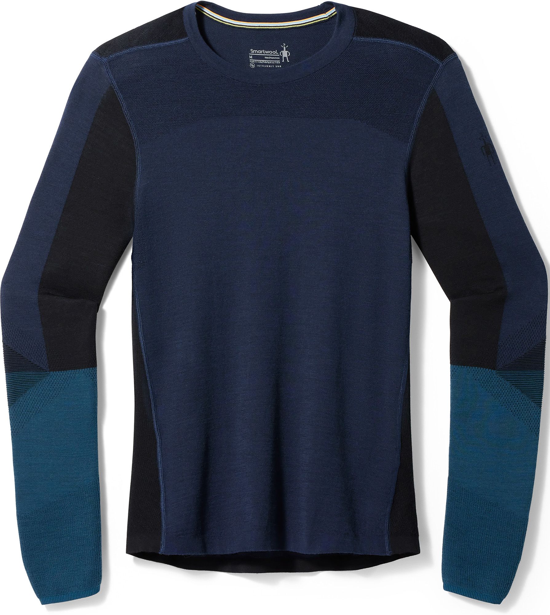 Smartwool Men's Intraknit Thermal Merino Base Layer Colorblock Crew Neck T-Shirt product image