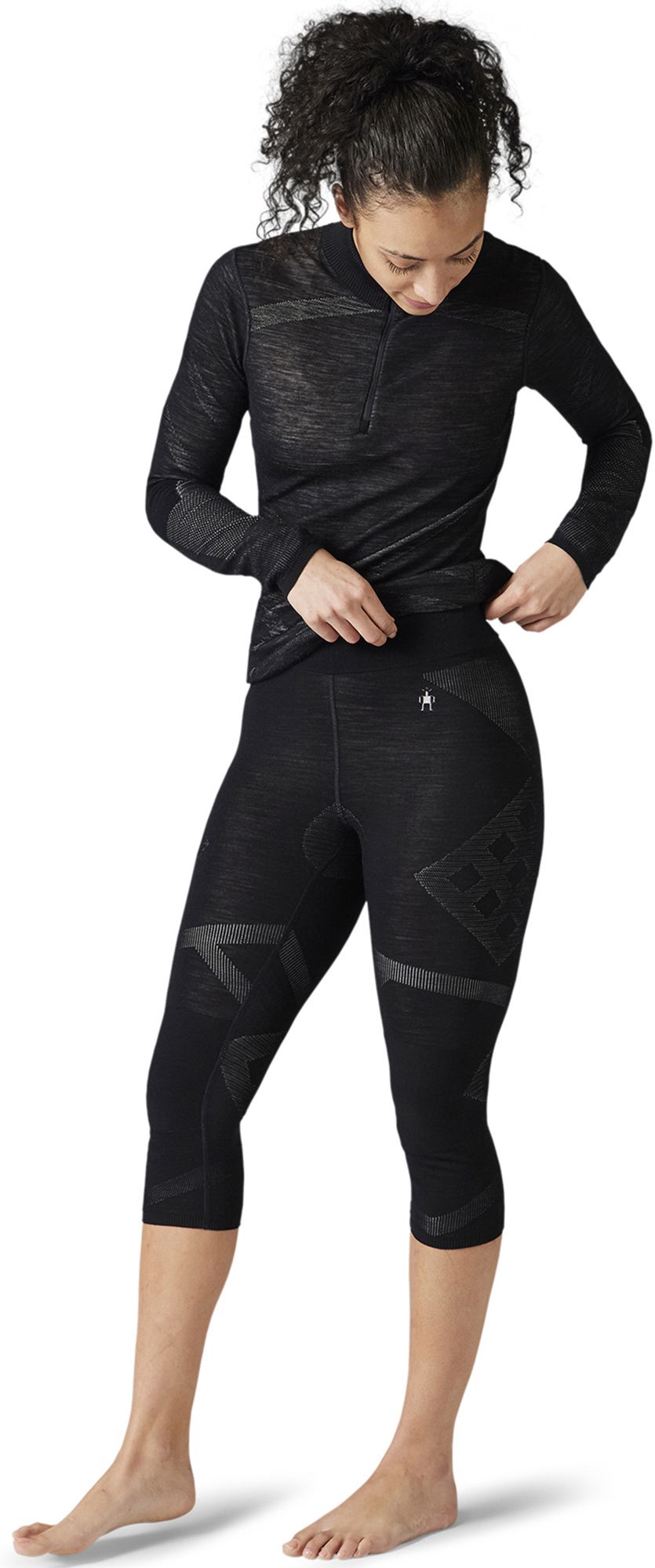 Smartwool Women's Intraknit Thermal Base Layer 3/4 Leggings