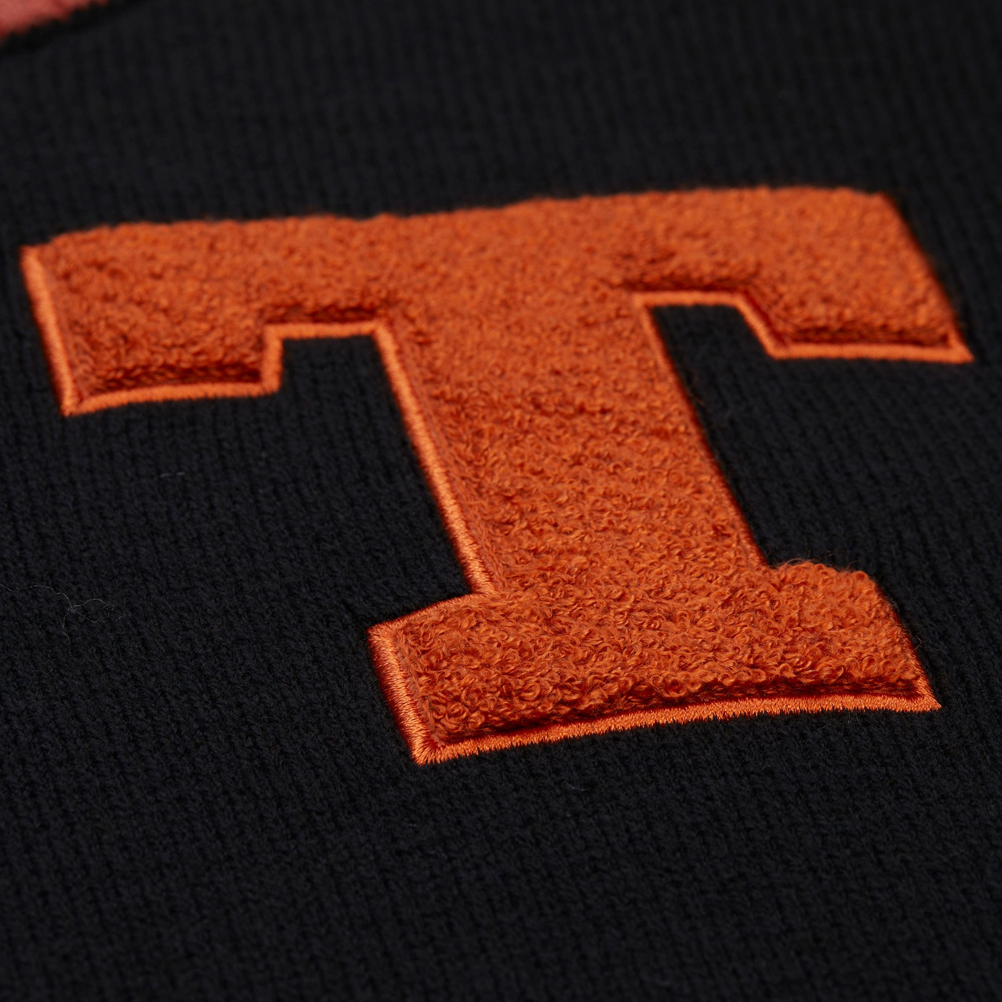 Mitchell & Ness Men's Texas Longhorns Black 'Throw it Back' Sweater product image