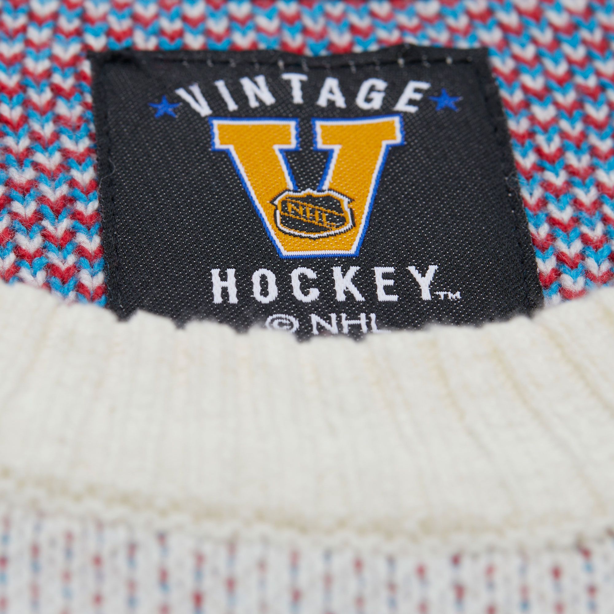 Mitchell & Ness Men's New York Rangers Centennial Retro Helmet Sweater product image