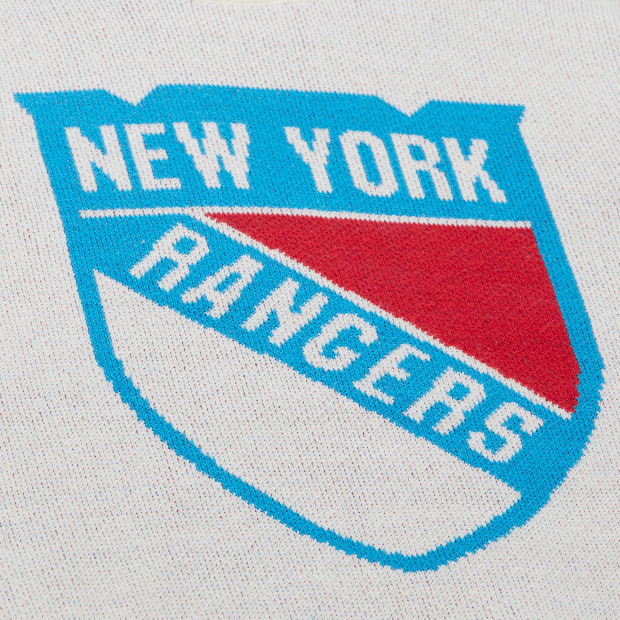 Mitchell & Ness Men's New York Rangers Centennial Retro Helmet Sweater product image