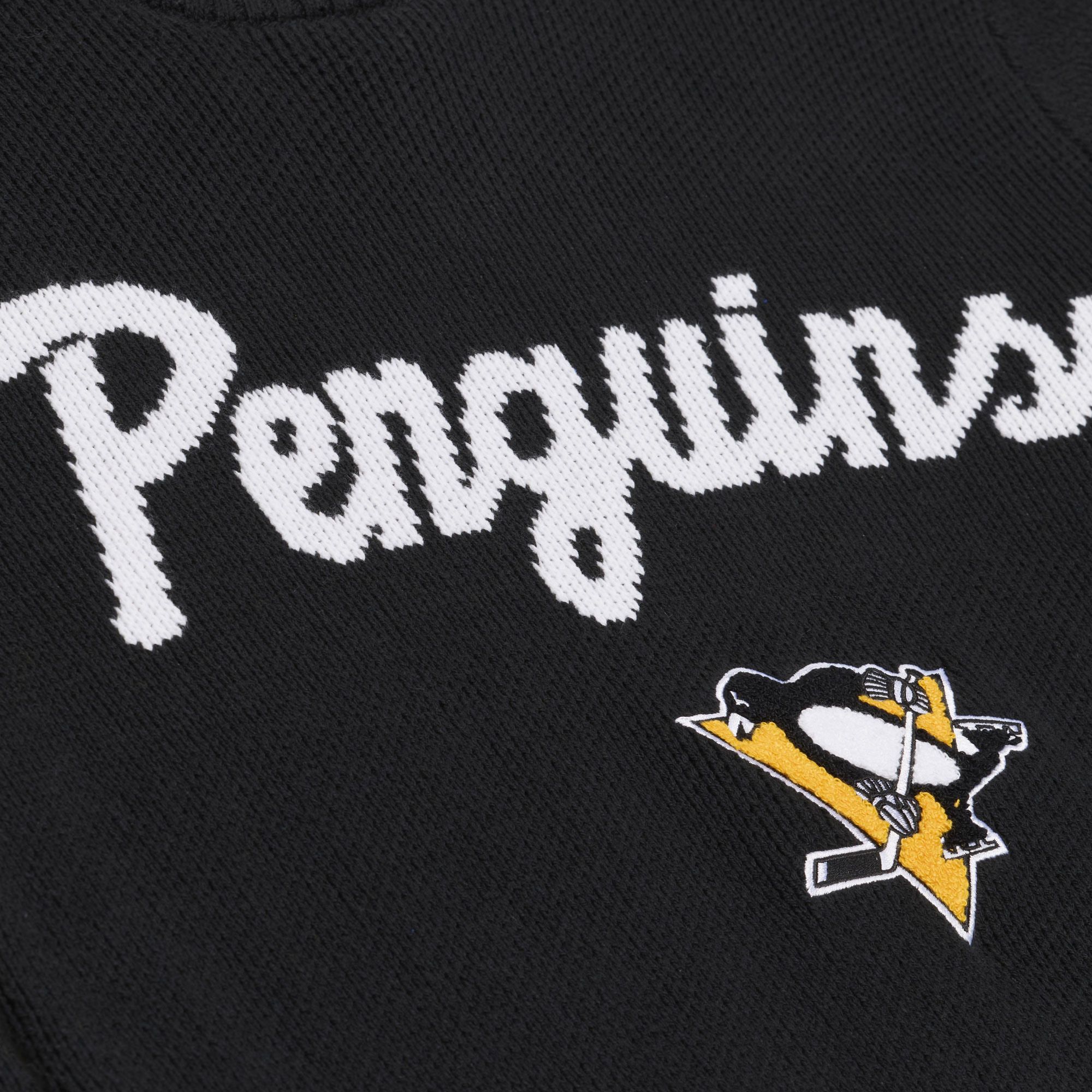 Mitchell & Ness Men's Pittsburgh Penguins Head Coach Black Sweater product image