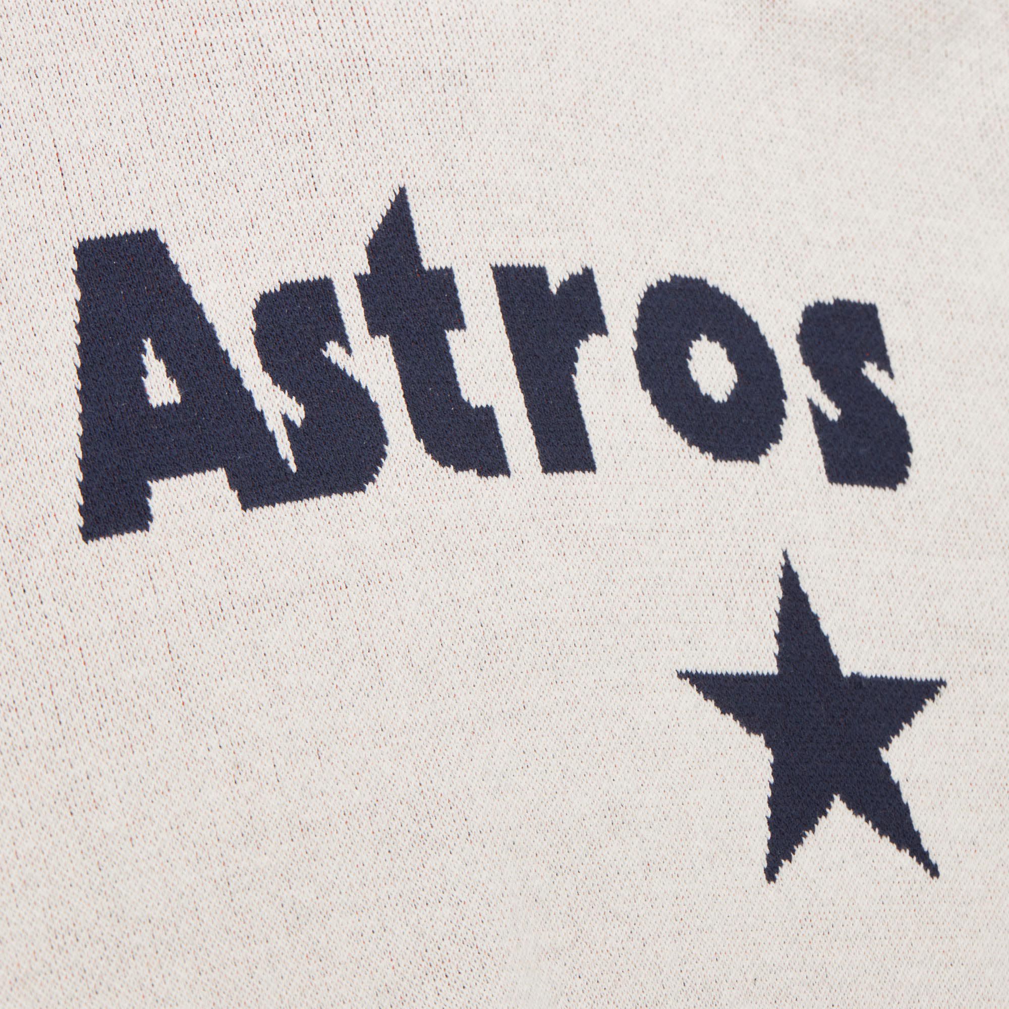 Mitchell & Ness Men's Houston Astros Cream Retro Logo Sweater product image