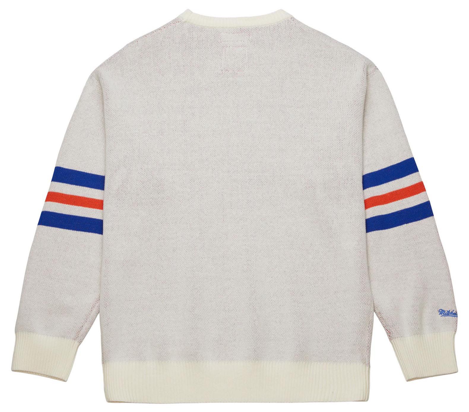 Mitchell & Ness Men's New York Mets Cream Retro Logo Sweater product image
