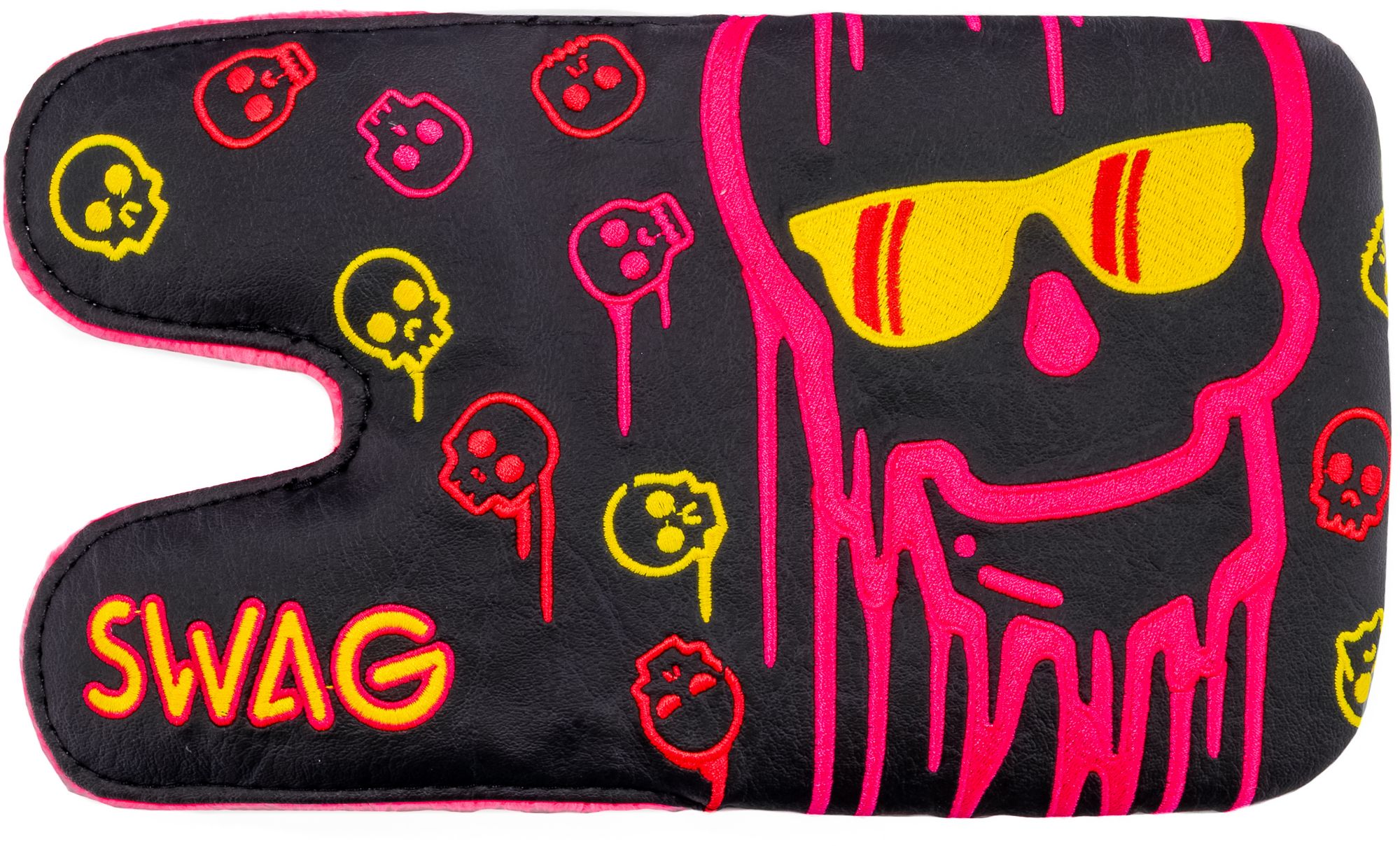SWAG Melting Skull Large Center-Shaft Mallet Putter Headcover product image