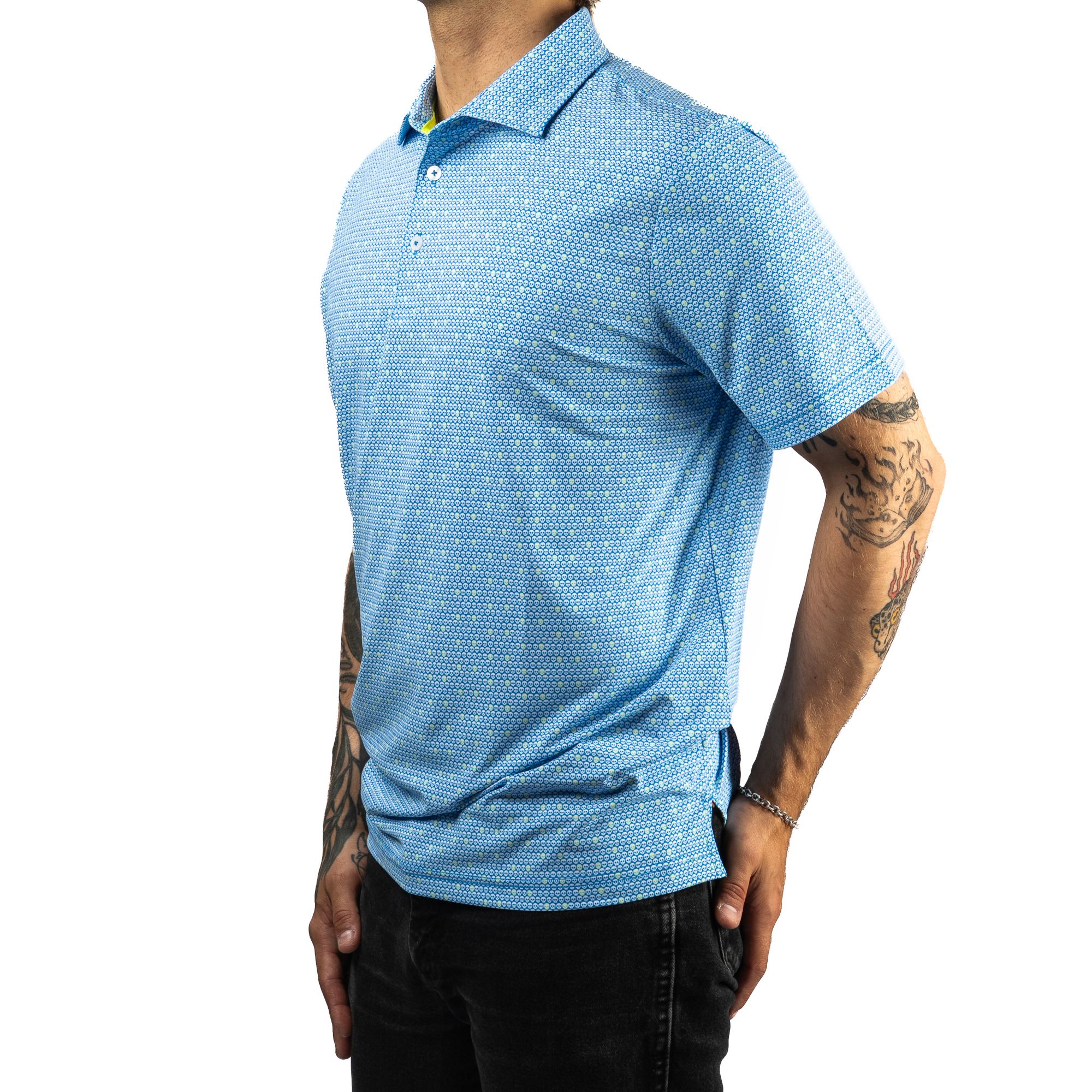 SWAG Men's Skull Classic Golf Polo product image
