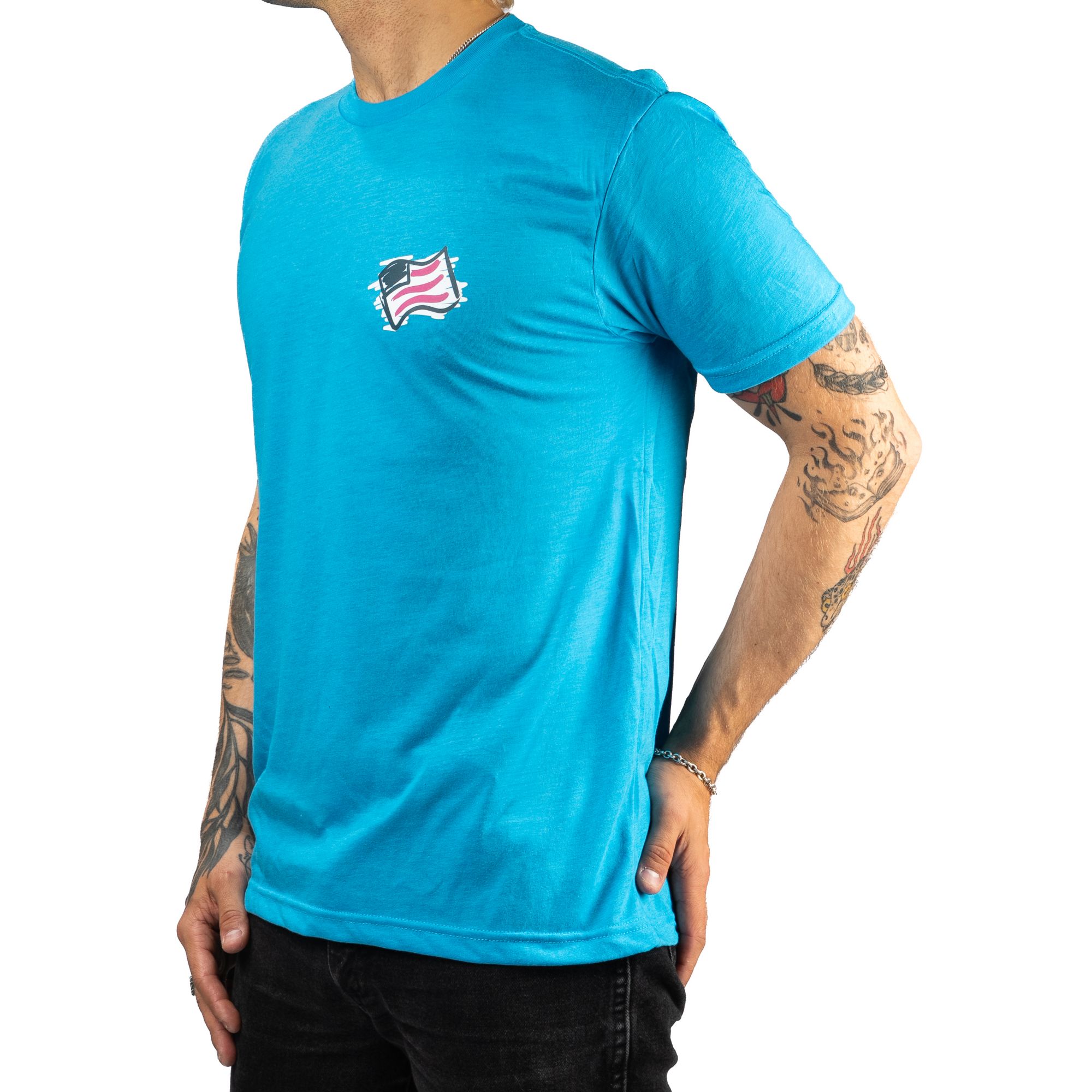 SWAG Men's Red, White, And Beers Golf T-Shirt product image