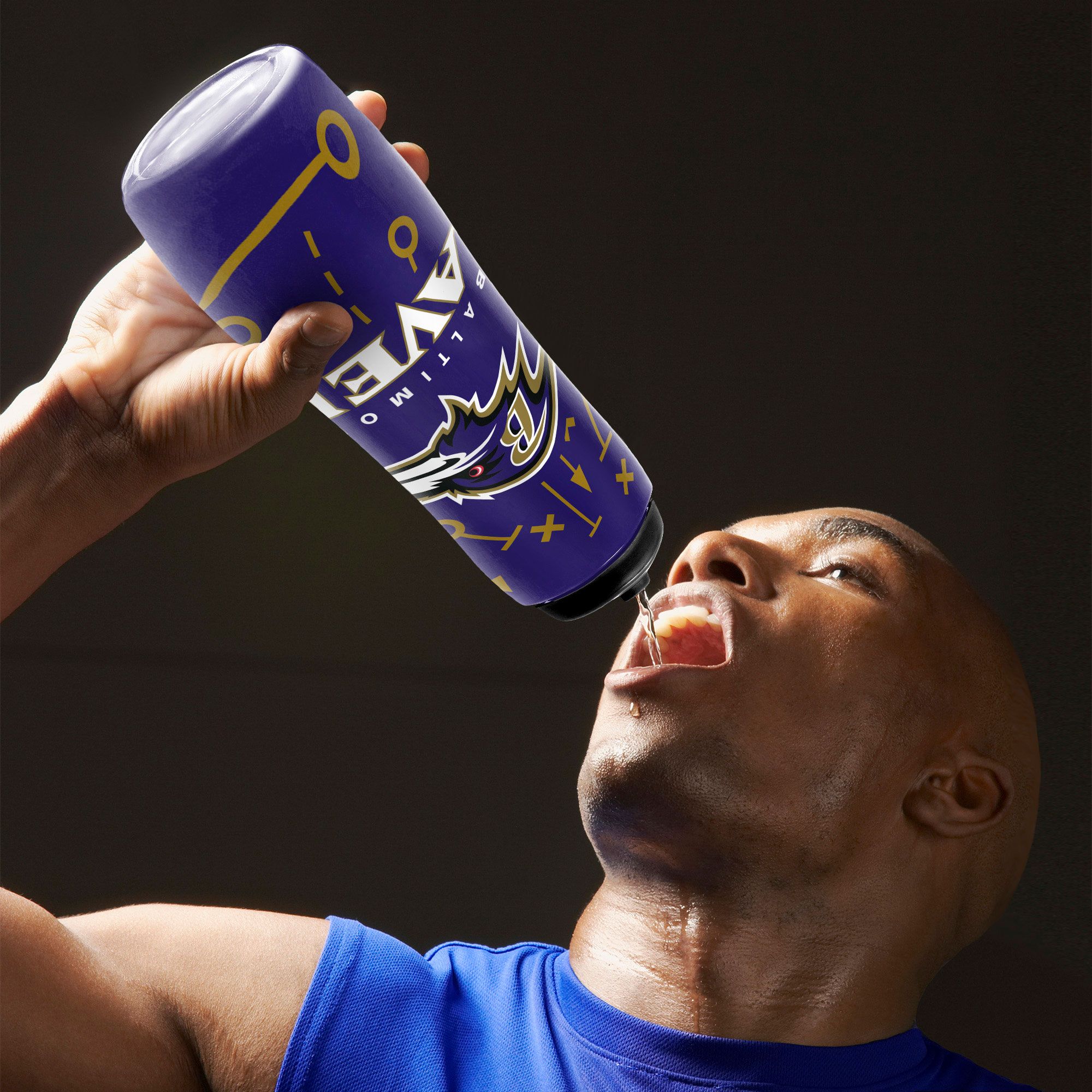 Party Animal Baltimore Ravens Squeezy Water Bottle product image