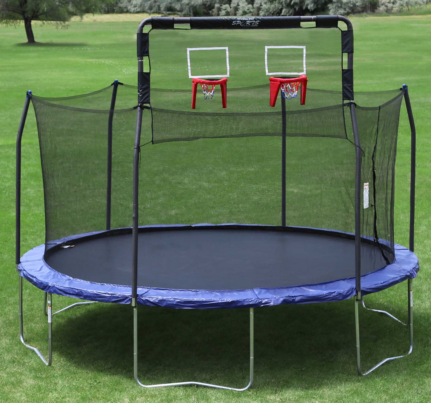 Skywalker Double Basketball Hoop for 15 Foot Trampolines Dick s Sporting Goods