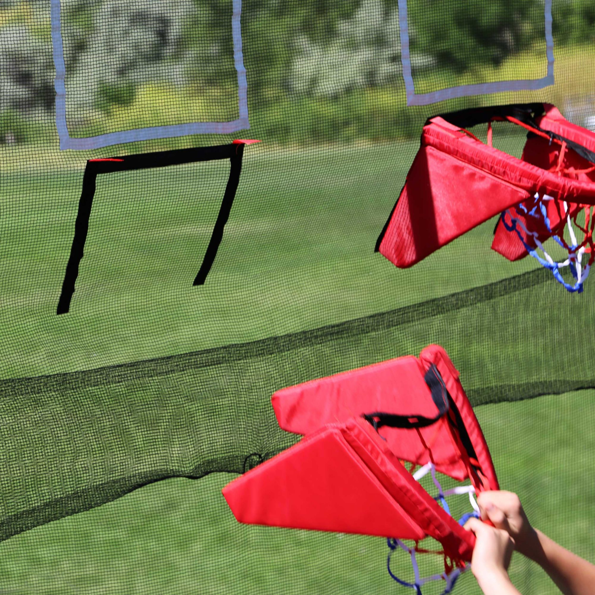 Skywalker Trampolines Double Basketball Hoop for 12 Foot Trampolines