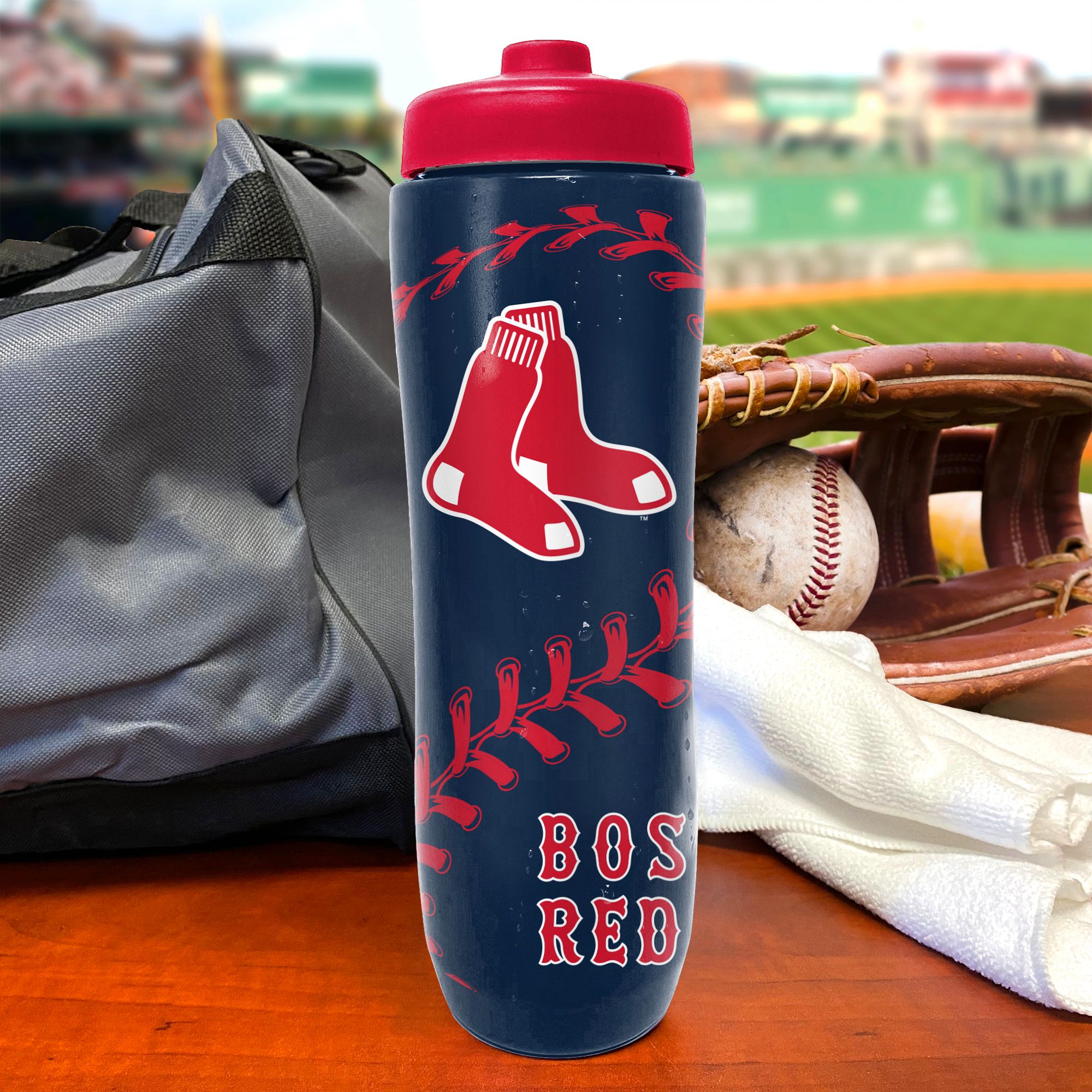 Party Animal Boston Red Sox 32 oz. Squeezy Water Bottle product image