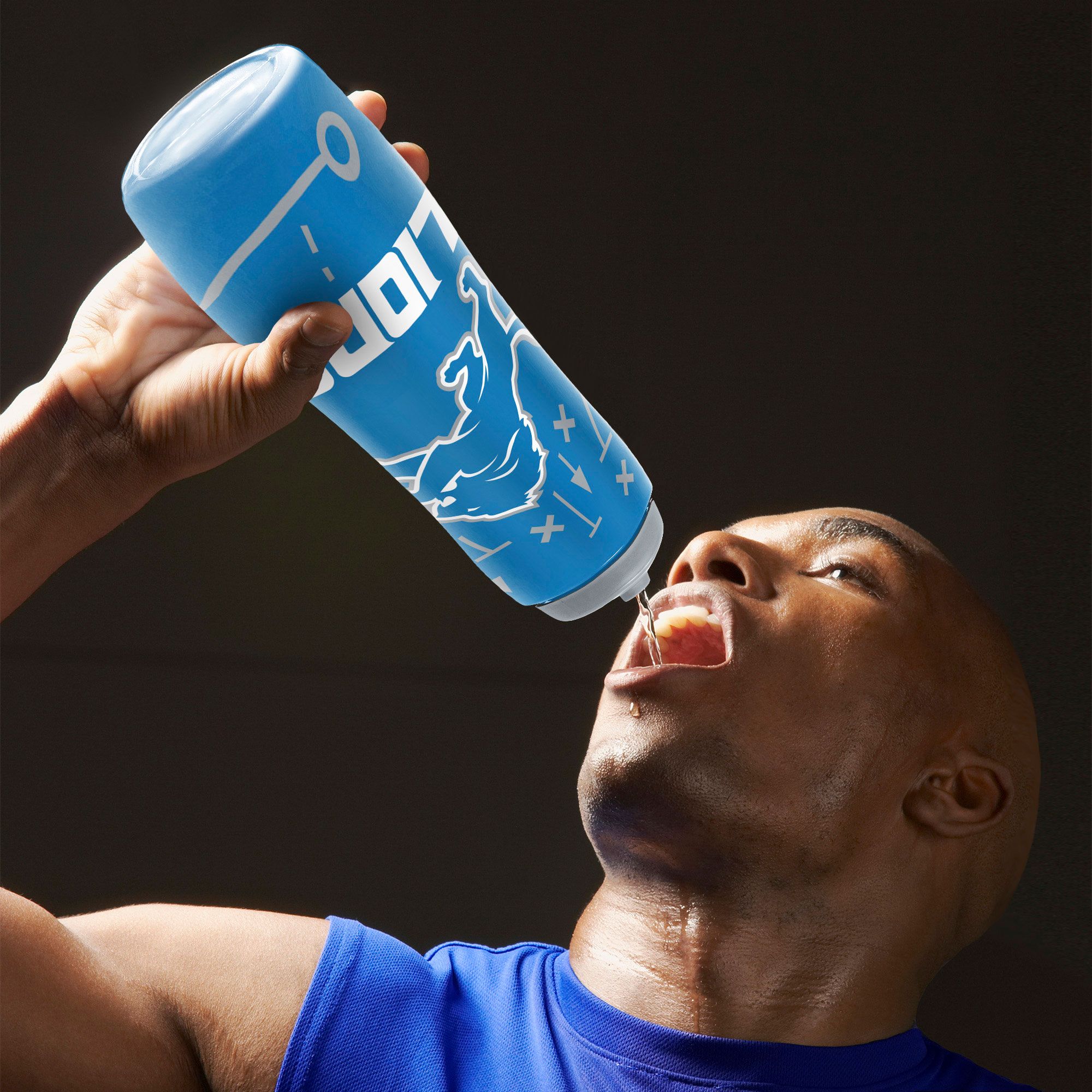Party Animal Detroit Lions Squeezy Water Bottle product image