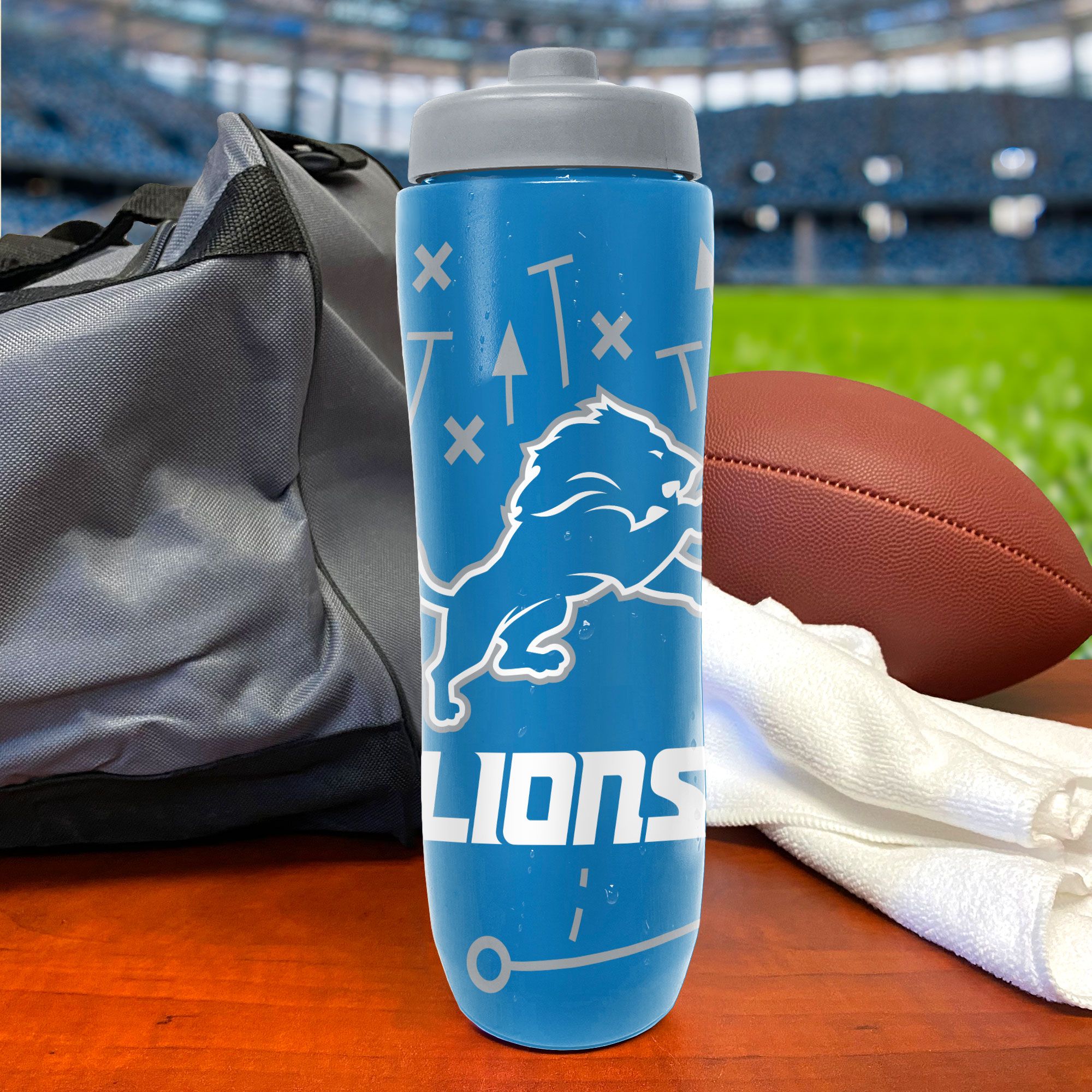 Party Animal Detroit Lions Squeezy Water Bottle product image
