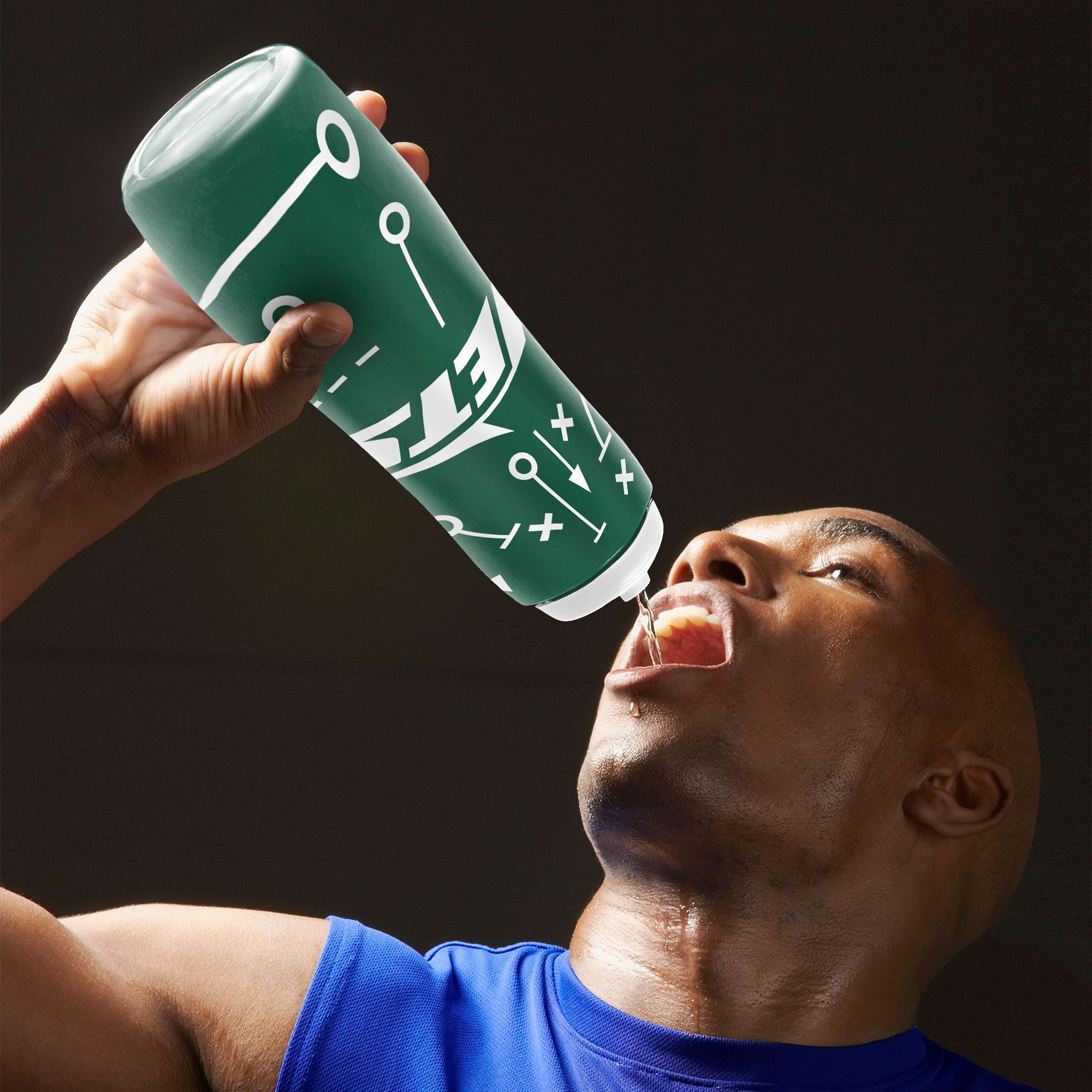 Party Animal New York Jets Squeezy Water Bottle product image
