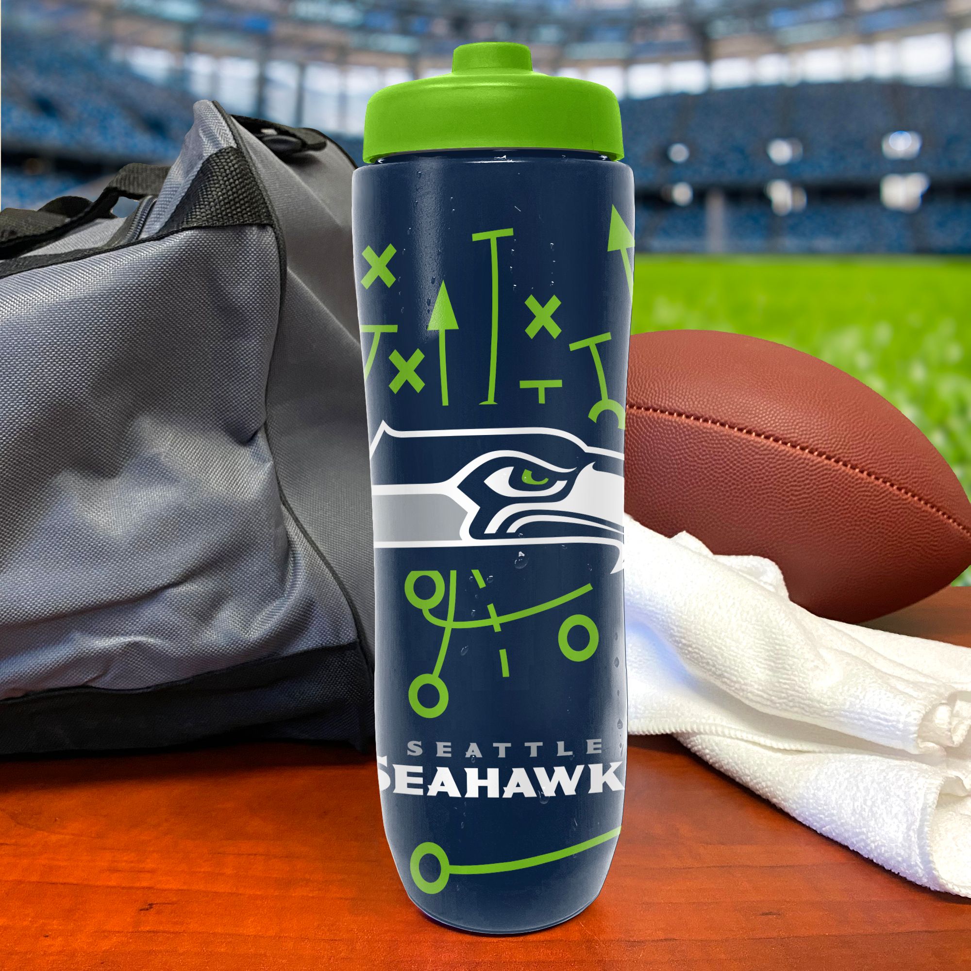 Party Animal Seattle Seahawks 32 oz. Squeezy Water Bottle product image