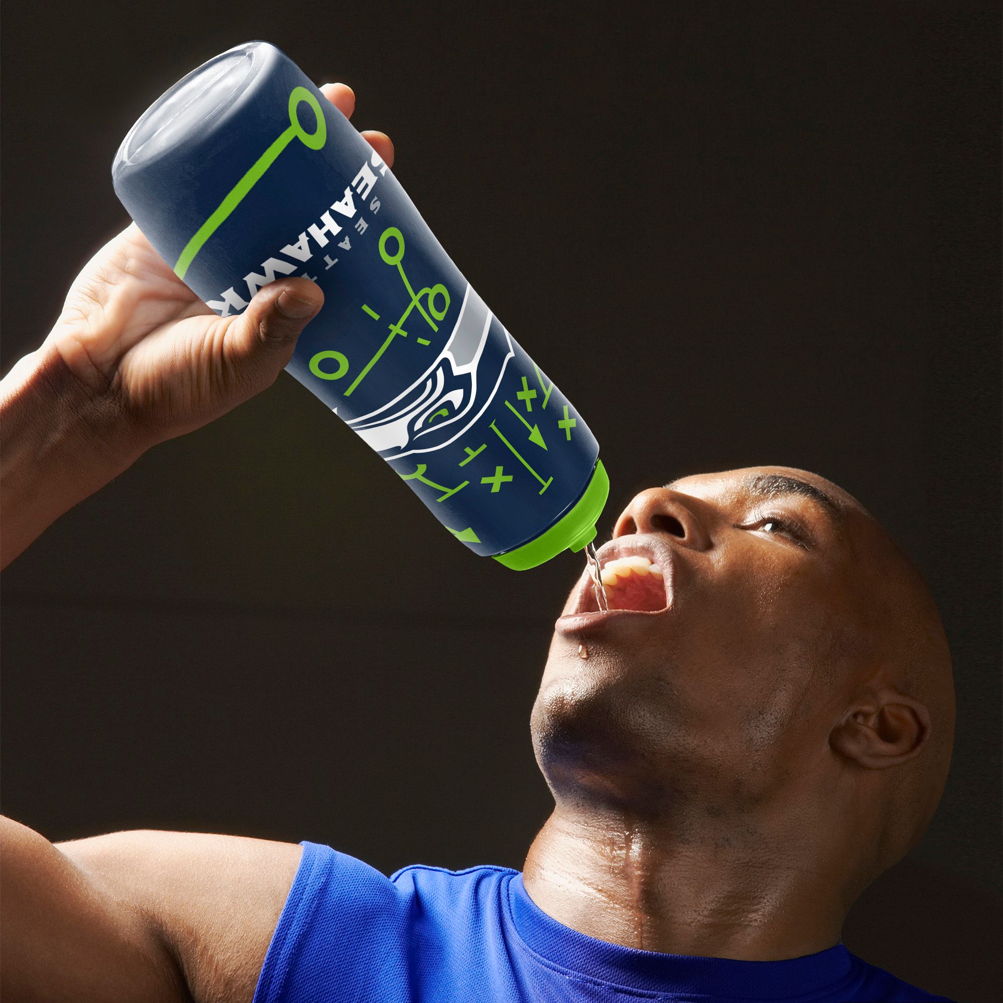 Party Animal Seattle Seahawks 32 oz. Squeezy Water Bottle product image