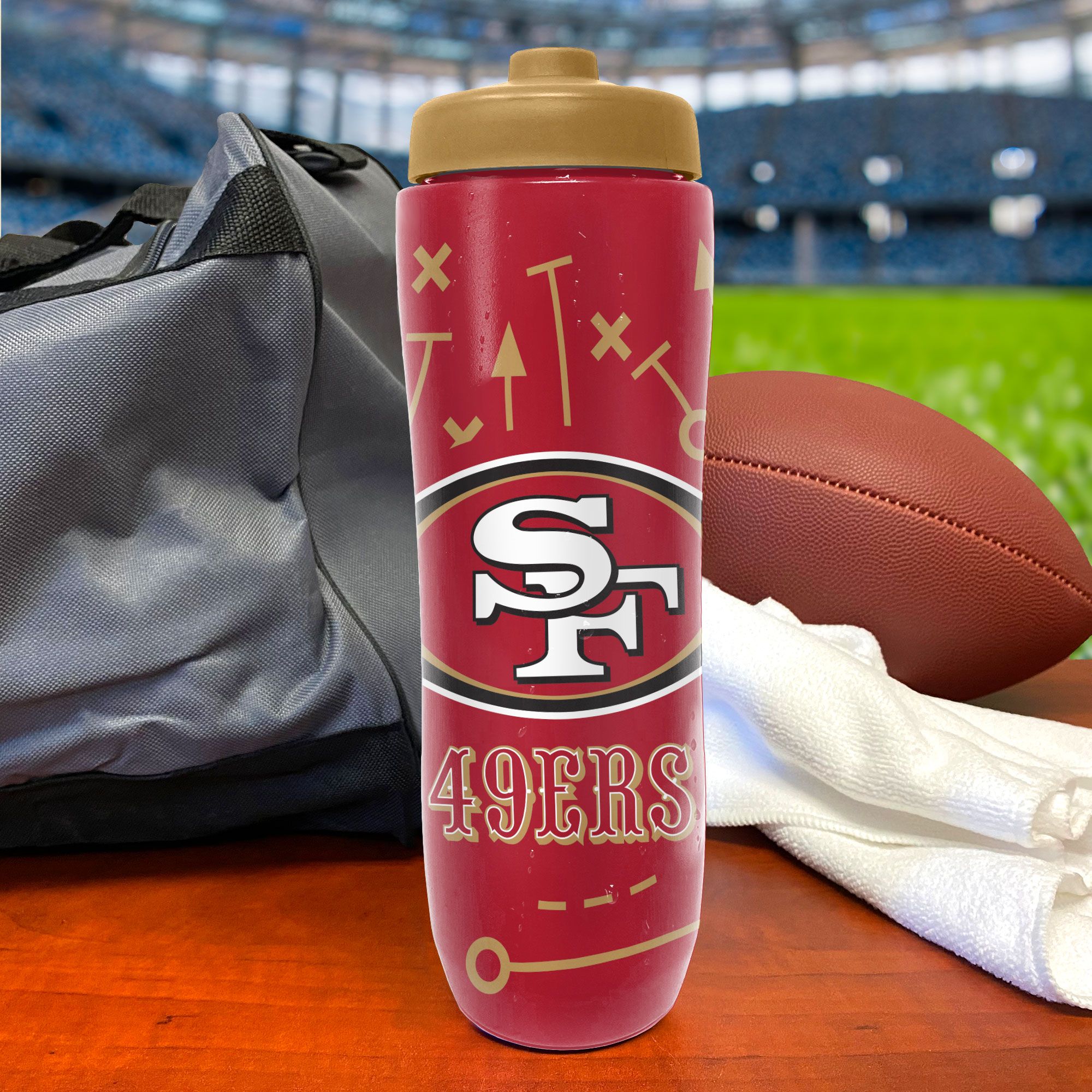 Party Animal San Francisco 49ers Squeezy Water Bottle product image