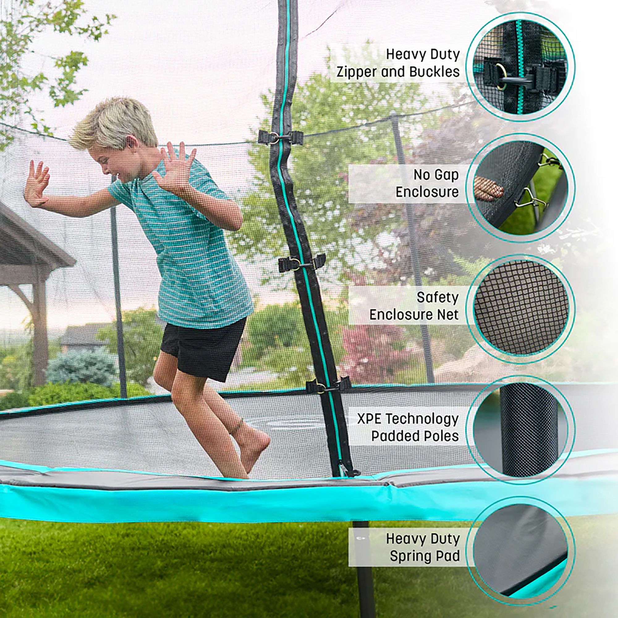 Skywalker Signature Series 15 Ft. Round Trampoline With Enclosure product image