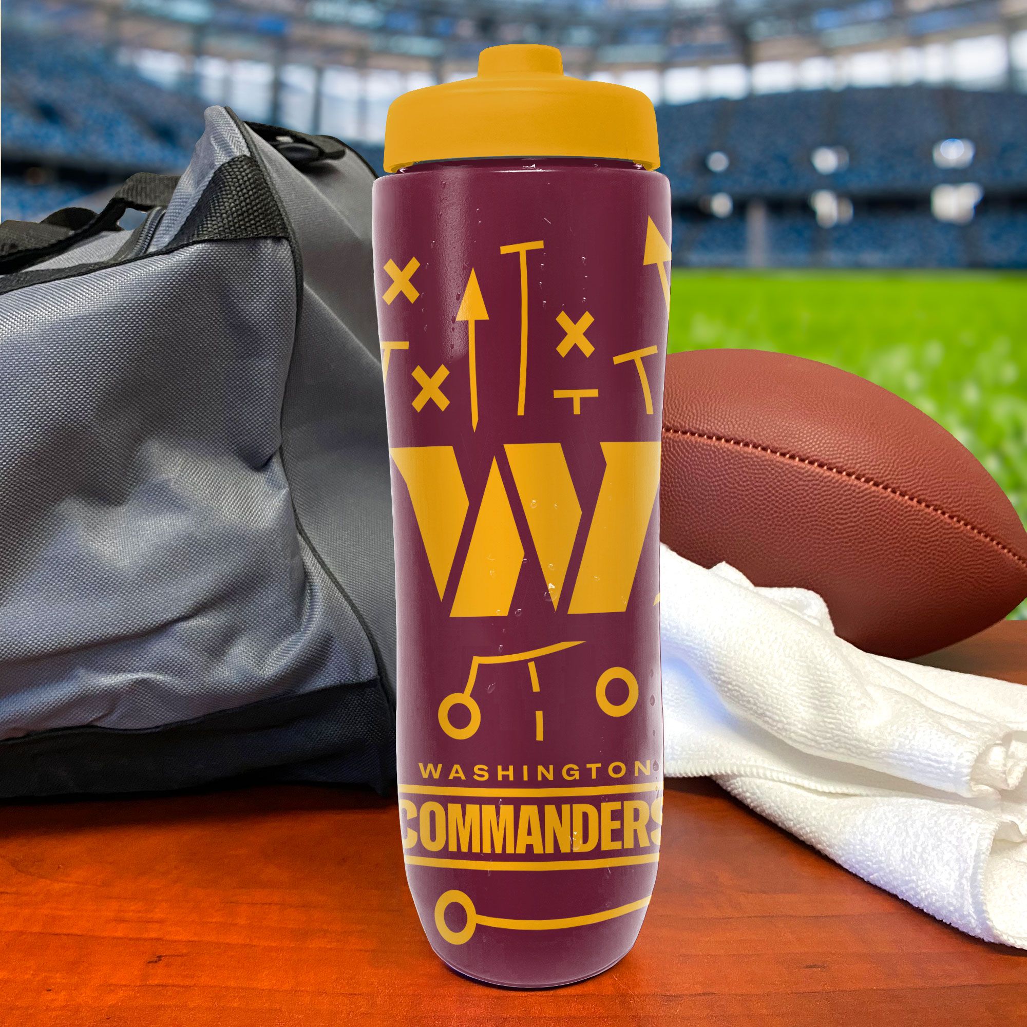 Party Animal Washington Commanders Squeezy Water Bottle product image