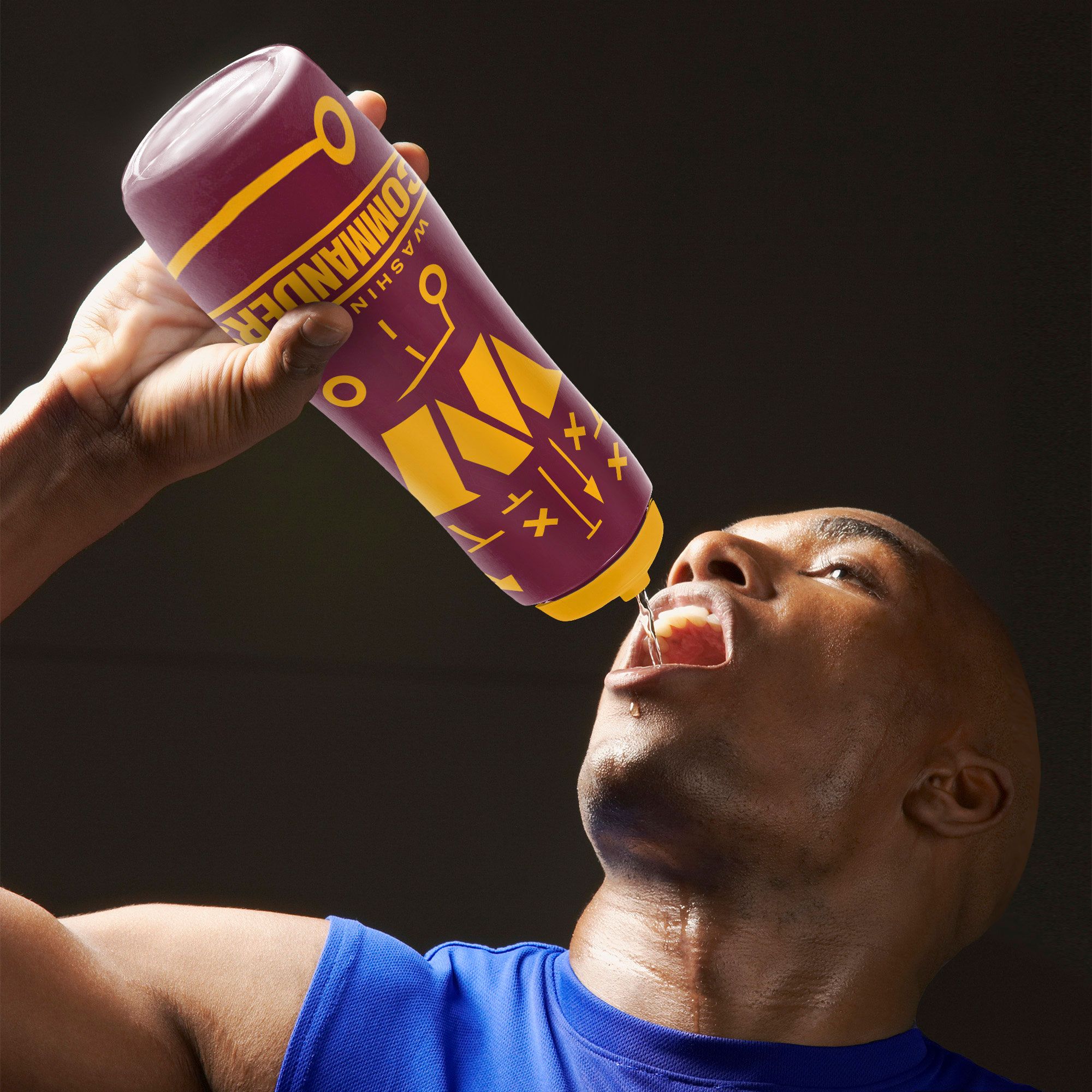 Party Animal Washington Commanders Squeezy Water Bottle product image