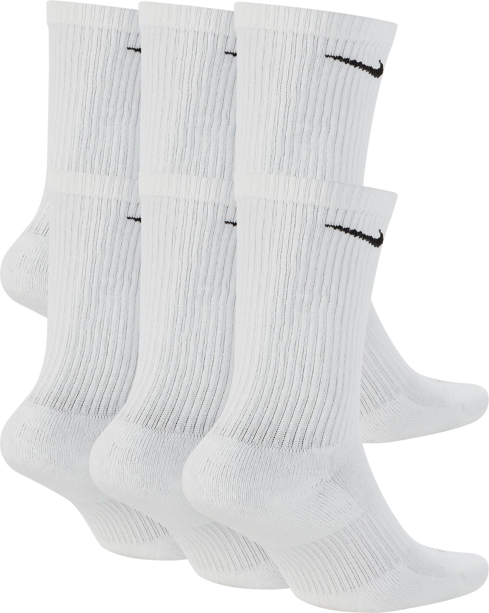 nike men's white crew socks xl