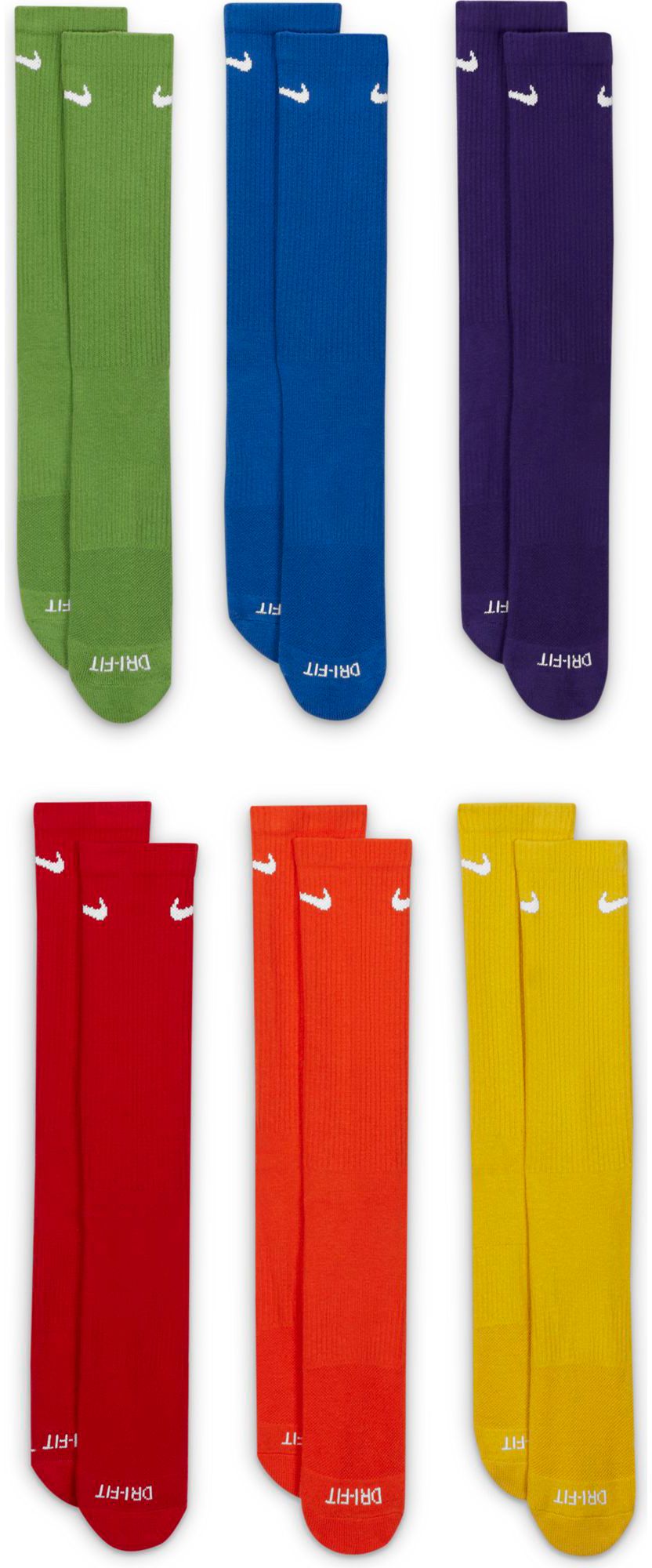 Nike Dri-FIT Everyday Plus Cushioned Training Crew Socks - 6 Pack product image