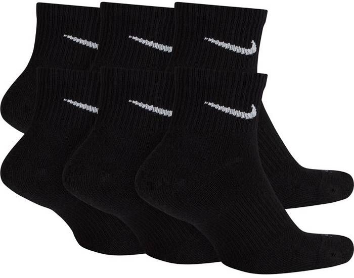Nike Men's 6 Pack Large Everyday Plus Cushion Ankle Socks