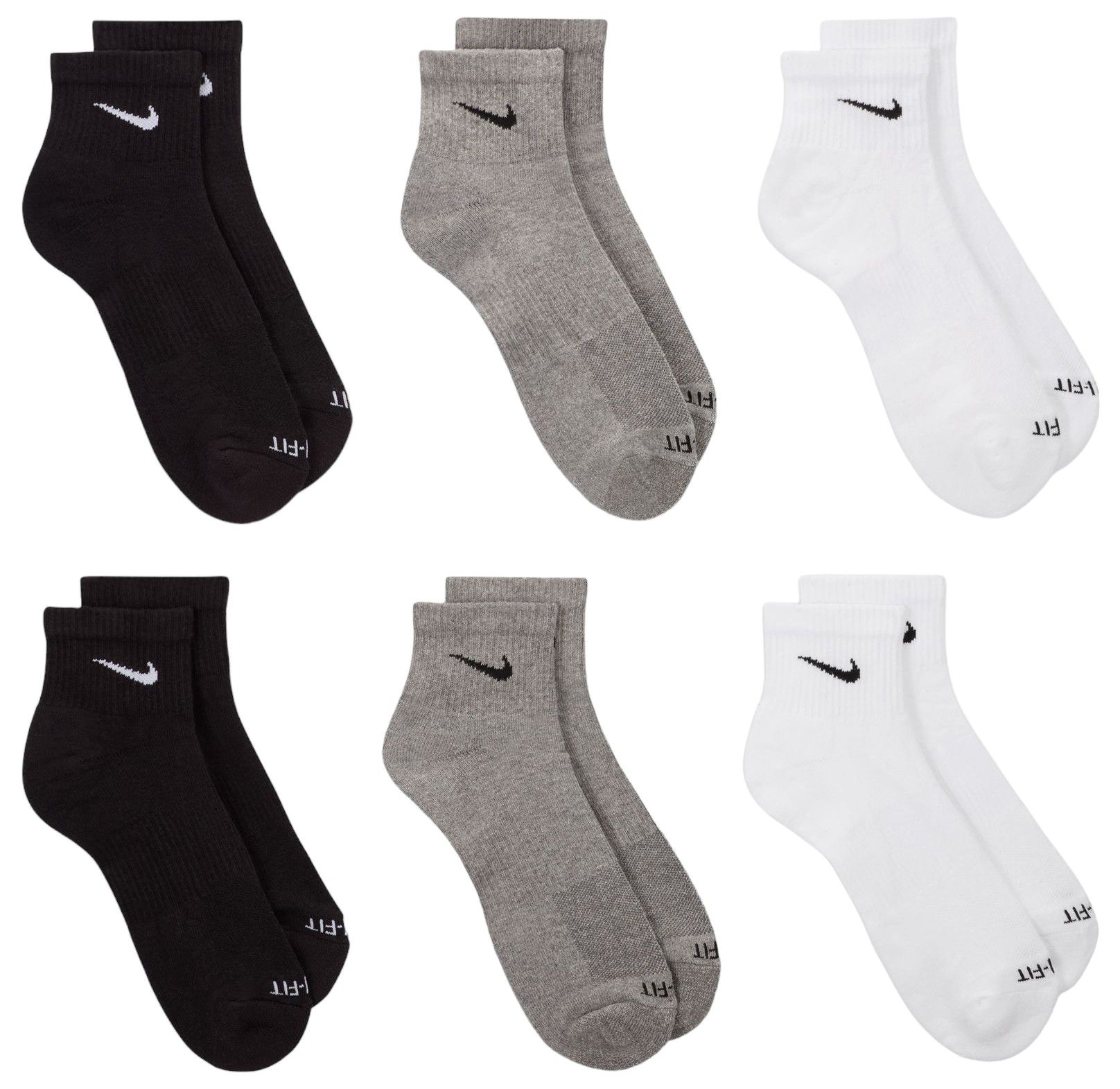 Nike Dri-FIT Everyday Plus Cushioned Training Ankle Socks - 6 Pack product image
