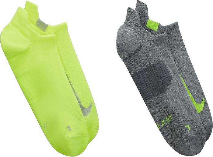 groef Lelie Cokes Nike Multiplier Running No-Show Socks - 2 Pack | Dick's Sporting Goods
