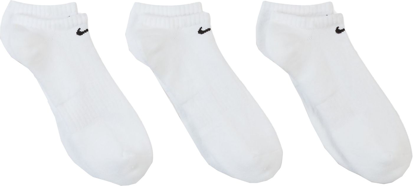 Nike Men s Dri FIT Everyday Cushioned No Show Training Golf Socks 3 Pack