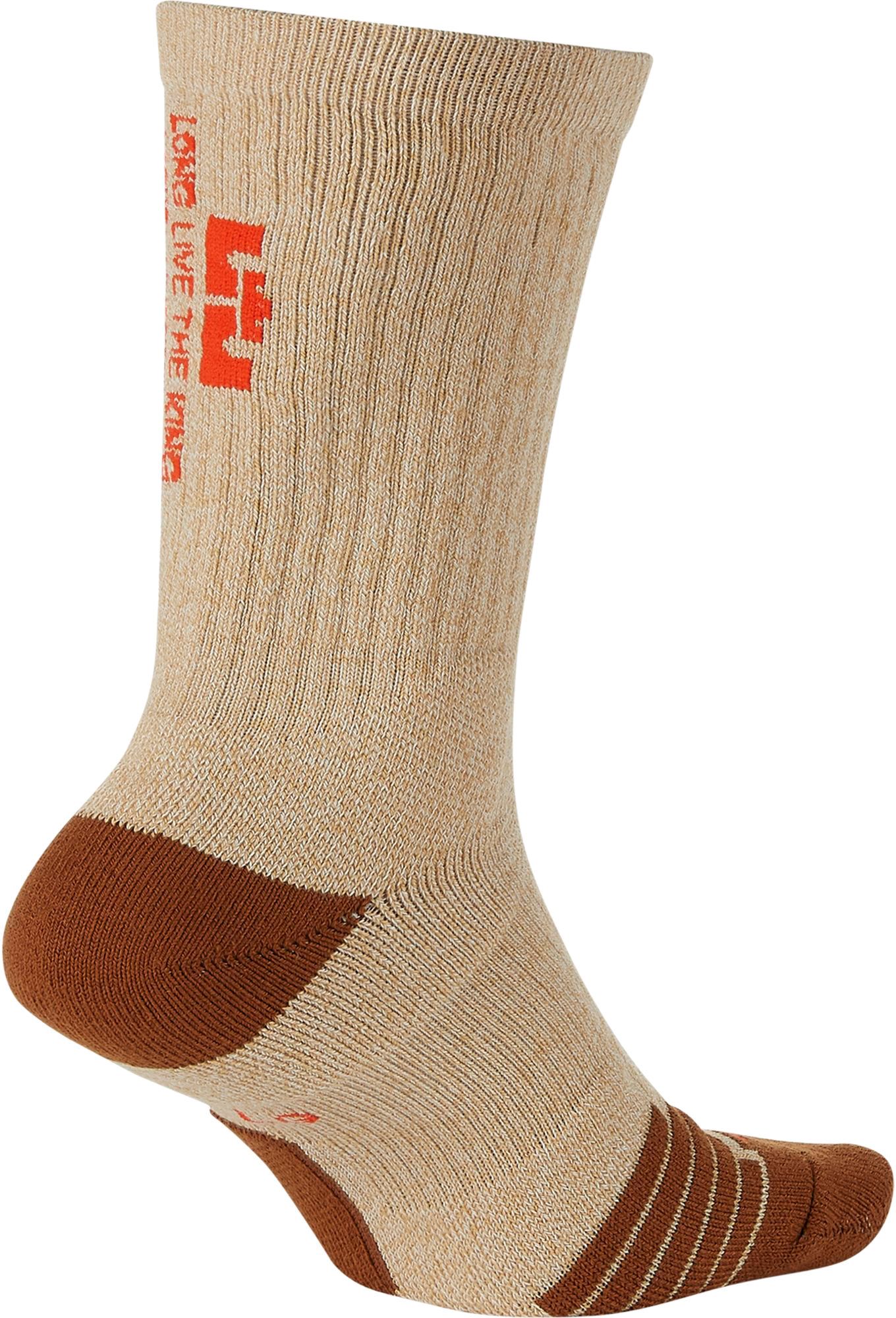 tan nike socks