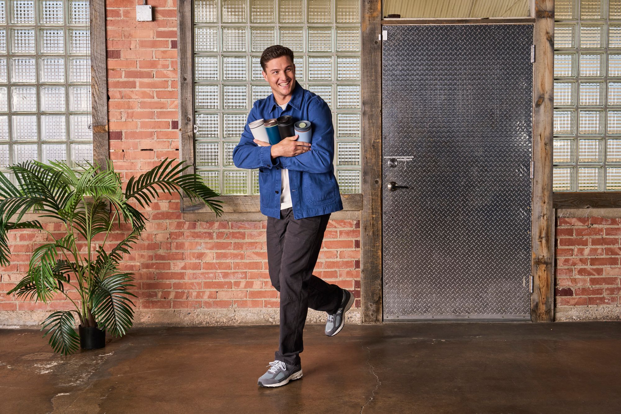 Owala 20 oz. Stainless Steel SmoothSip Slider Coffee Tumbler product image