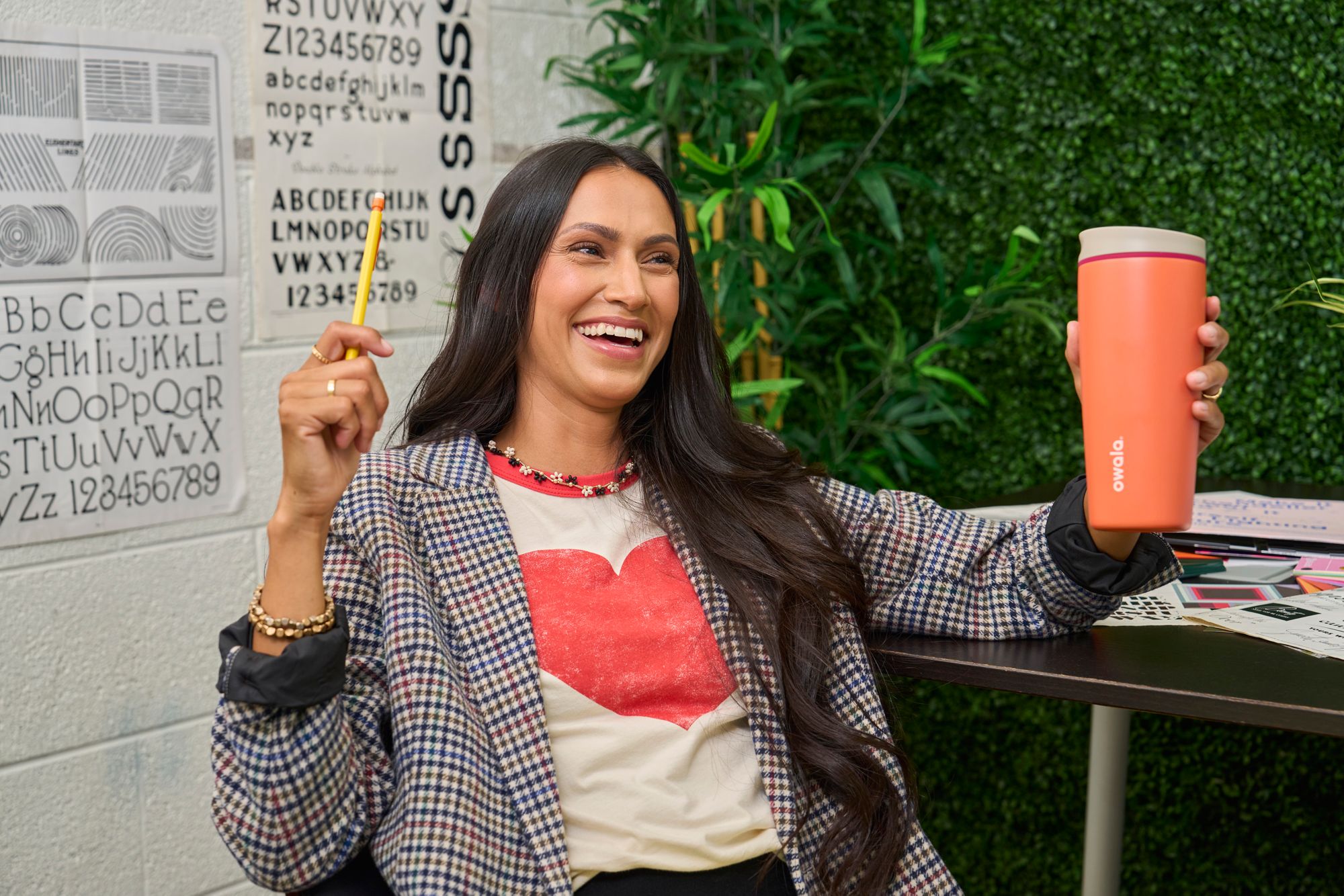 Owala 20 oz. Stainless Steel SmoothSip Slider Coffee Tumbler product image