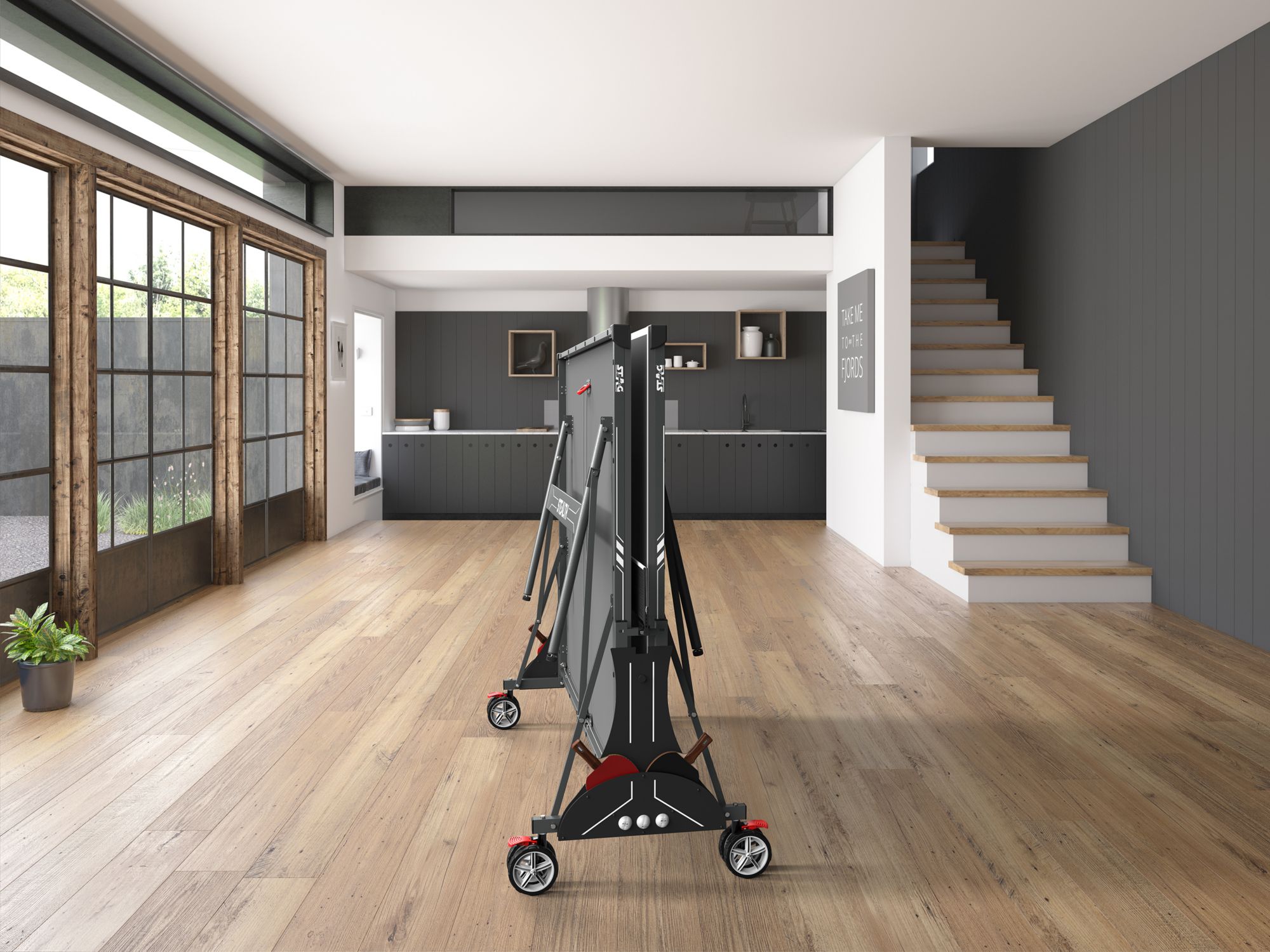 Kettler Stealth Indoor Table Tennis Table Bundle product image