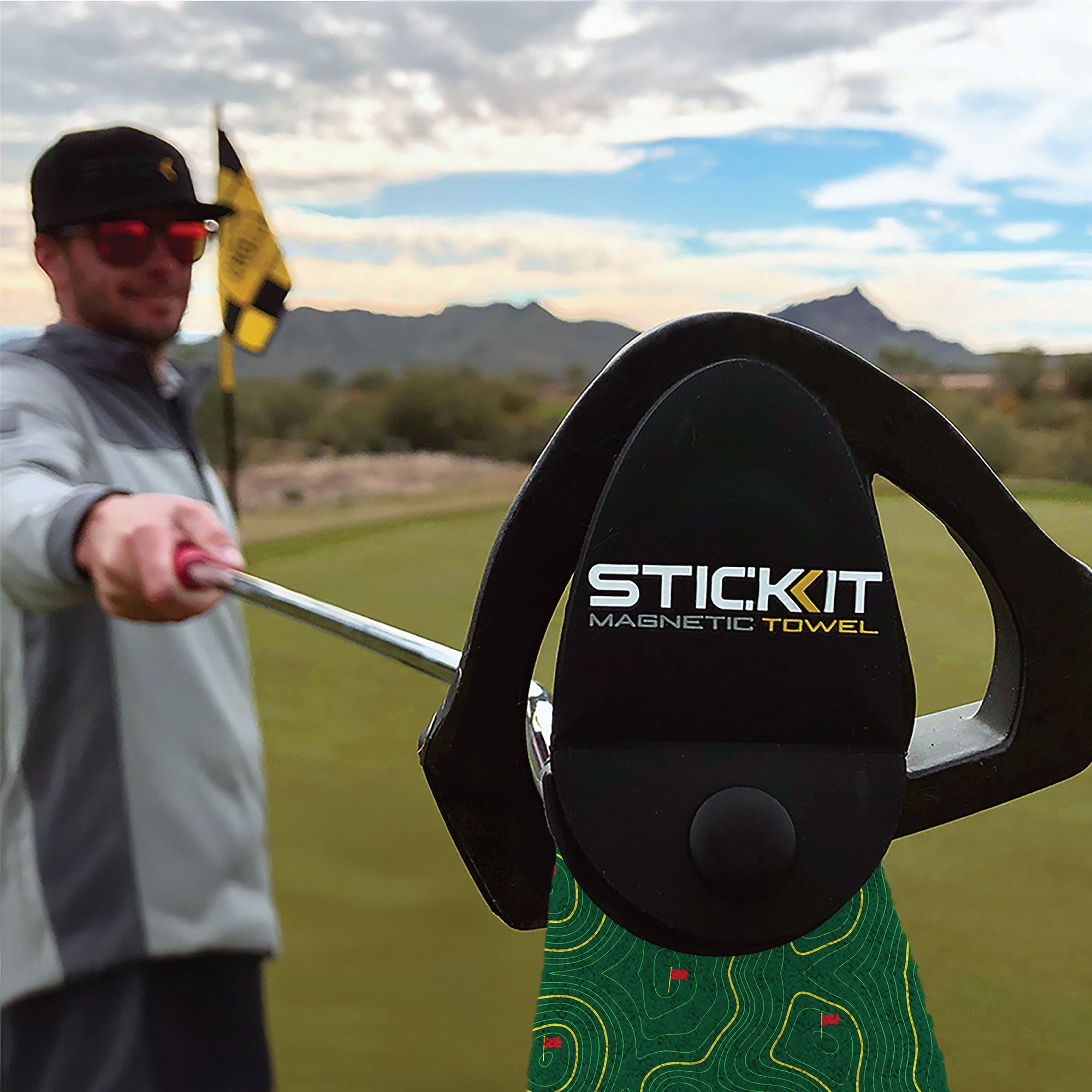 STICKIT Magnetic Golf Towel product image