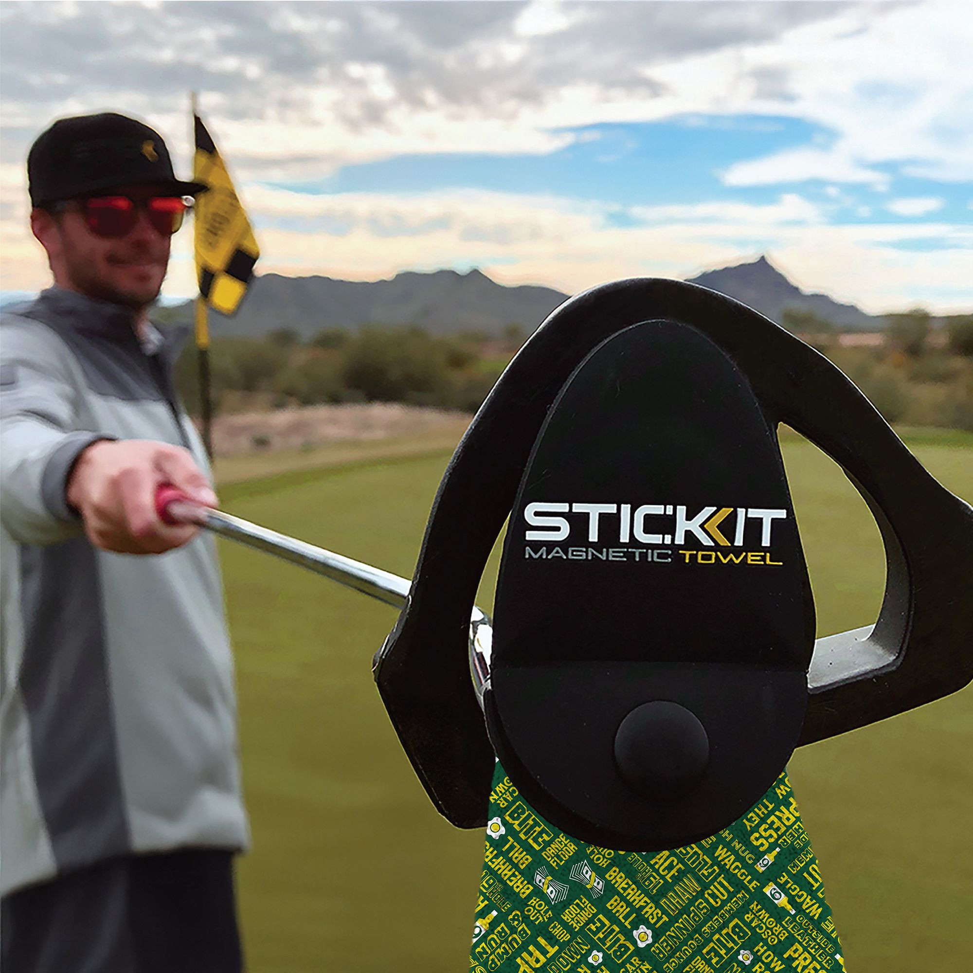 STICKIT Magnetic Golf Towel product image