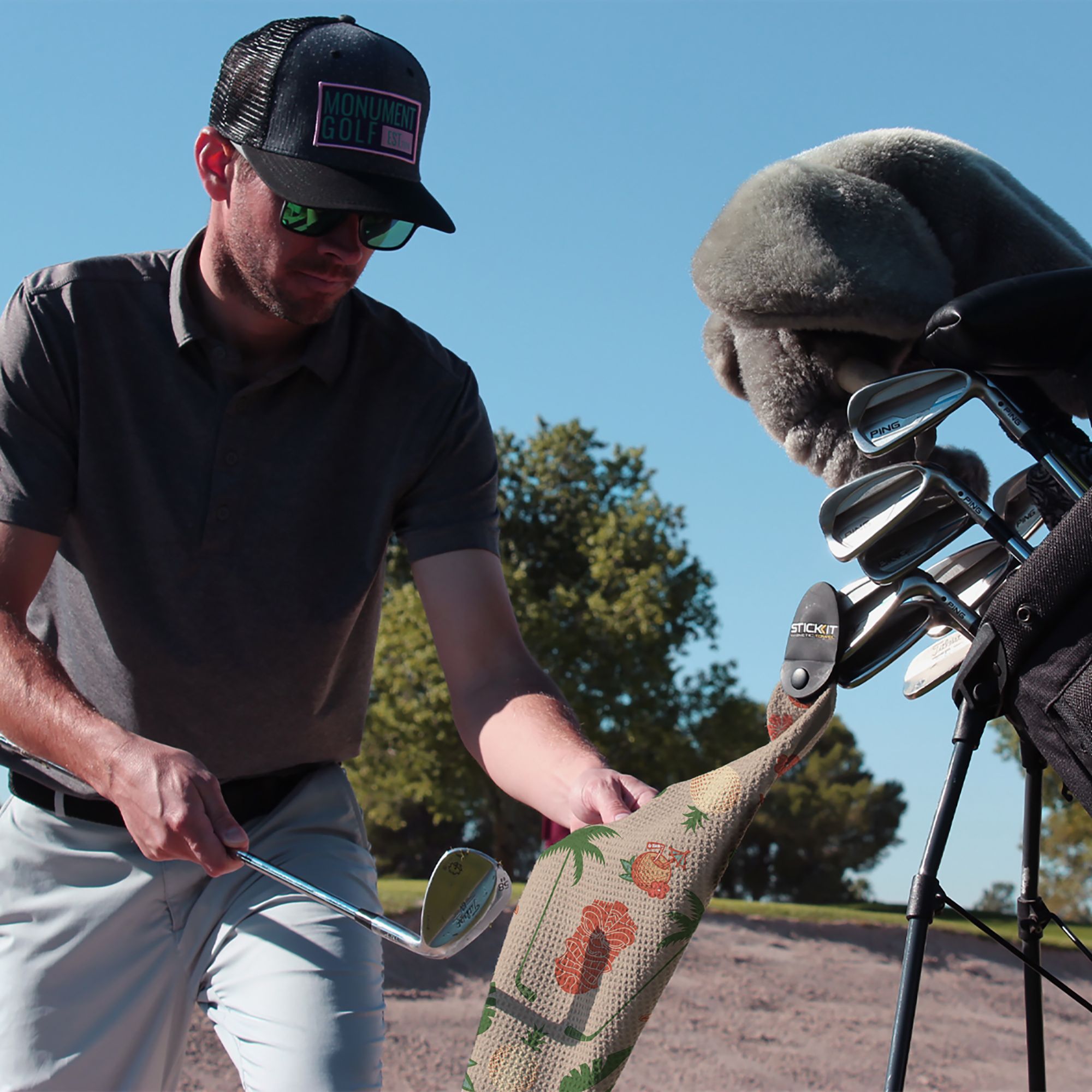 STICKIT Magnetic Golf Towel product image